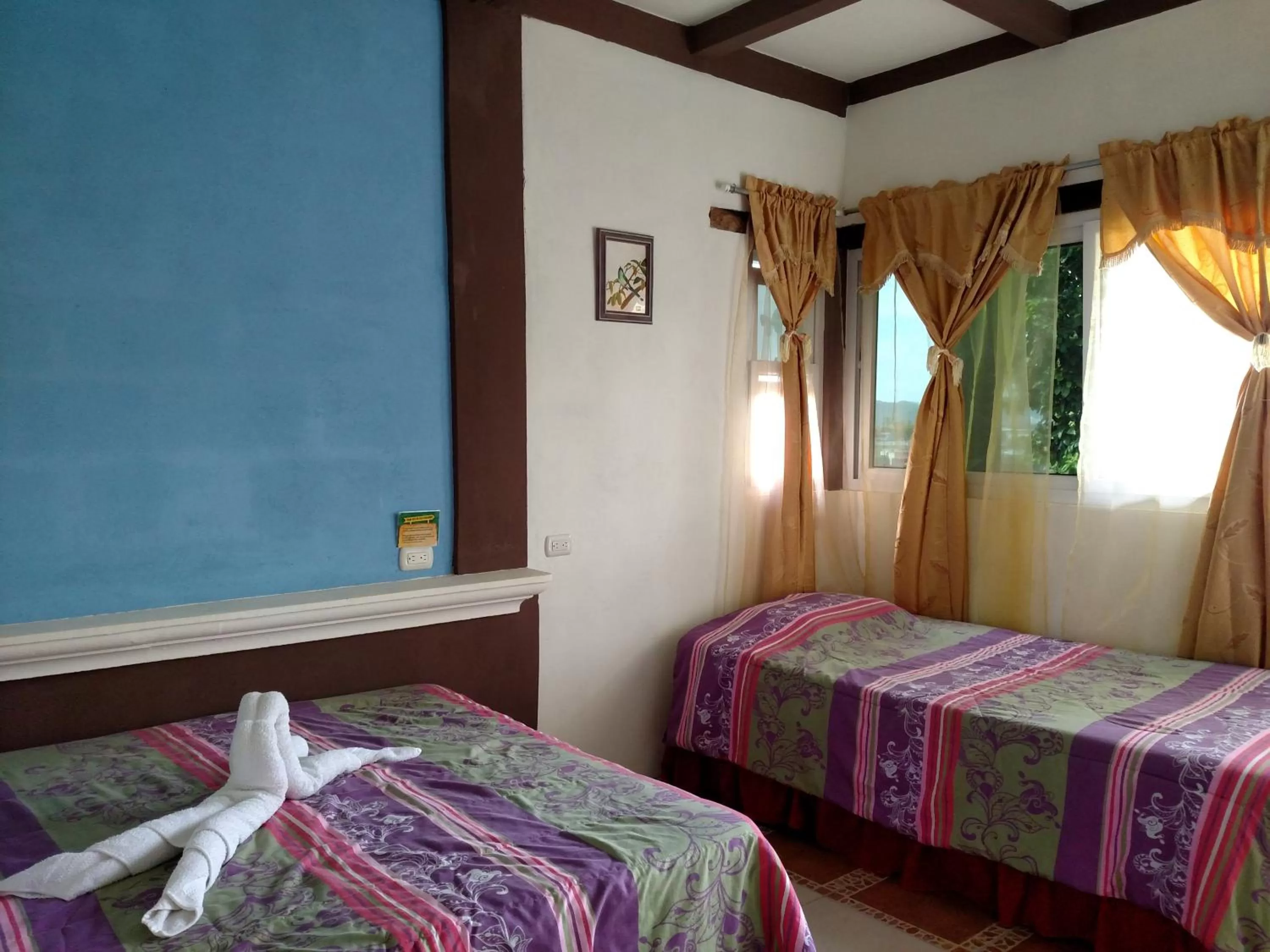 Bed in Zapote Tree Inn