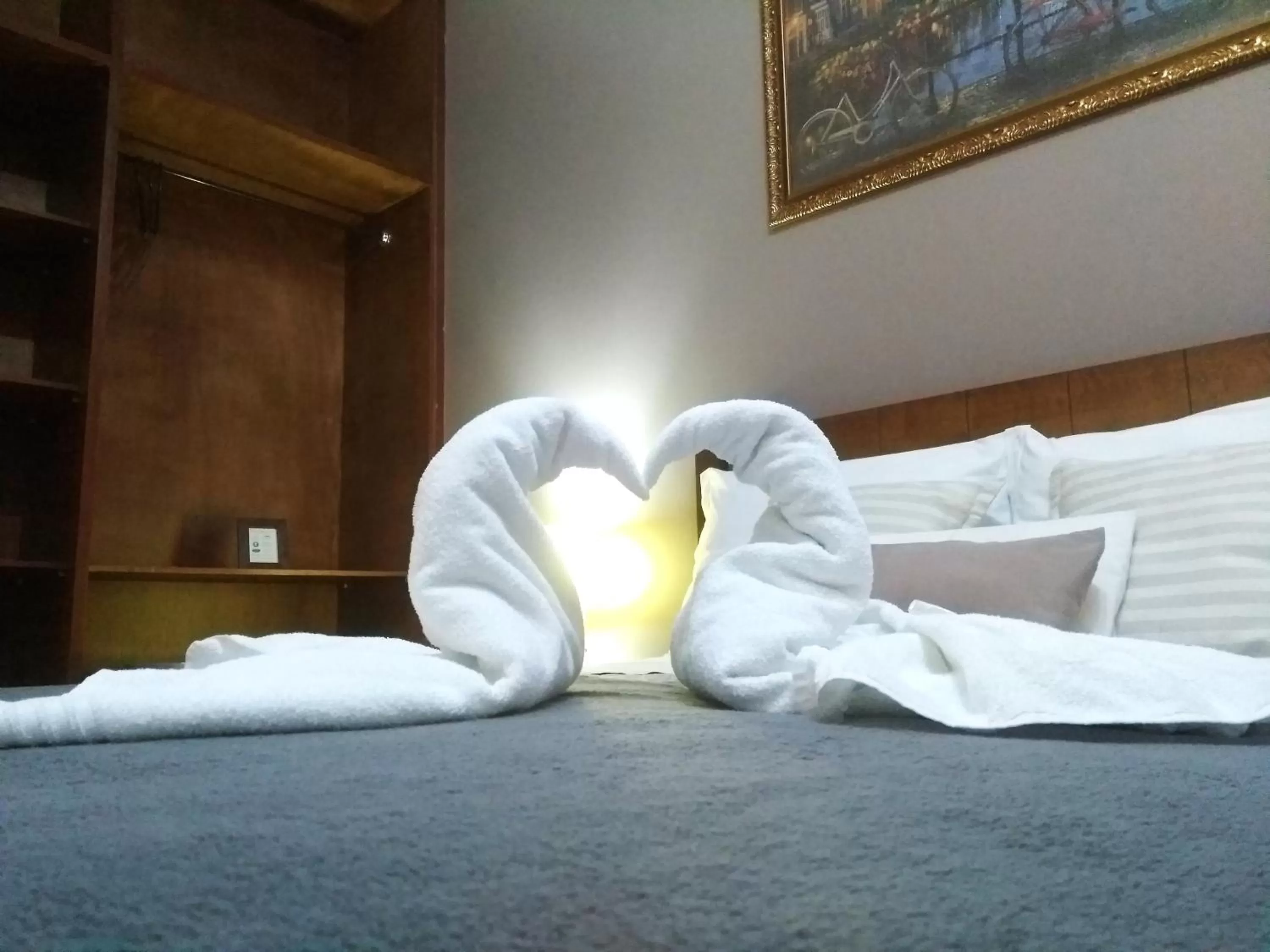 Bed in Pousada Canasvieiras