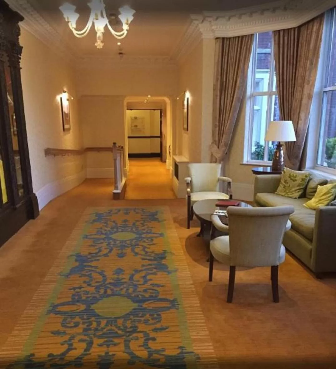 Seating area in Sprowston Manor Hotel, Golf & Country Club