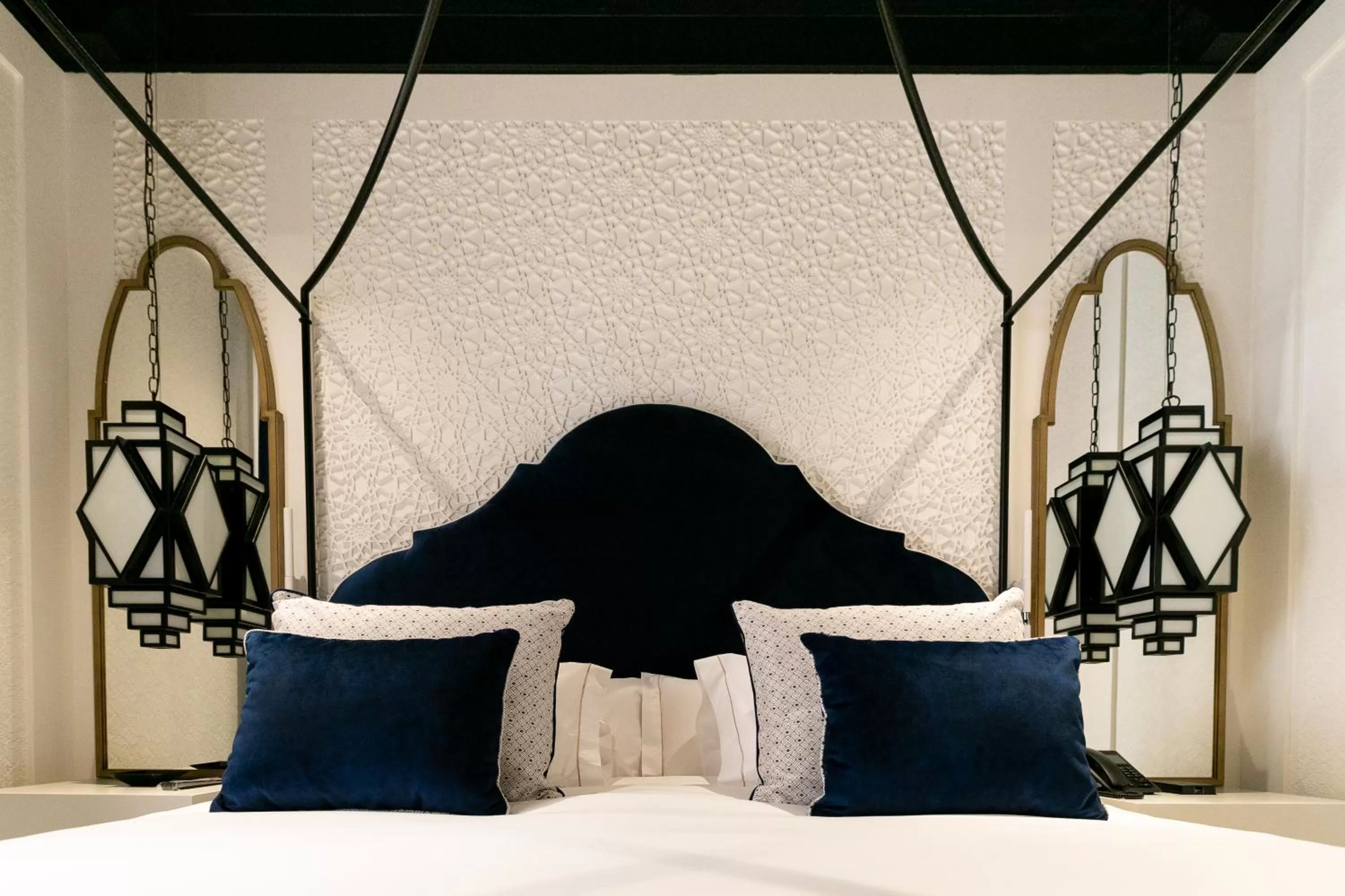 Bed in Hotel Casa Palacio Don Ramón