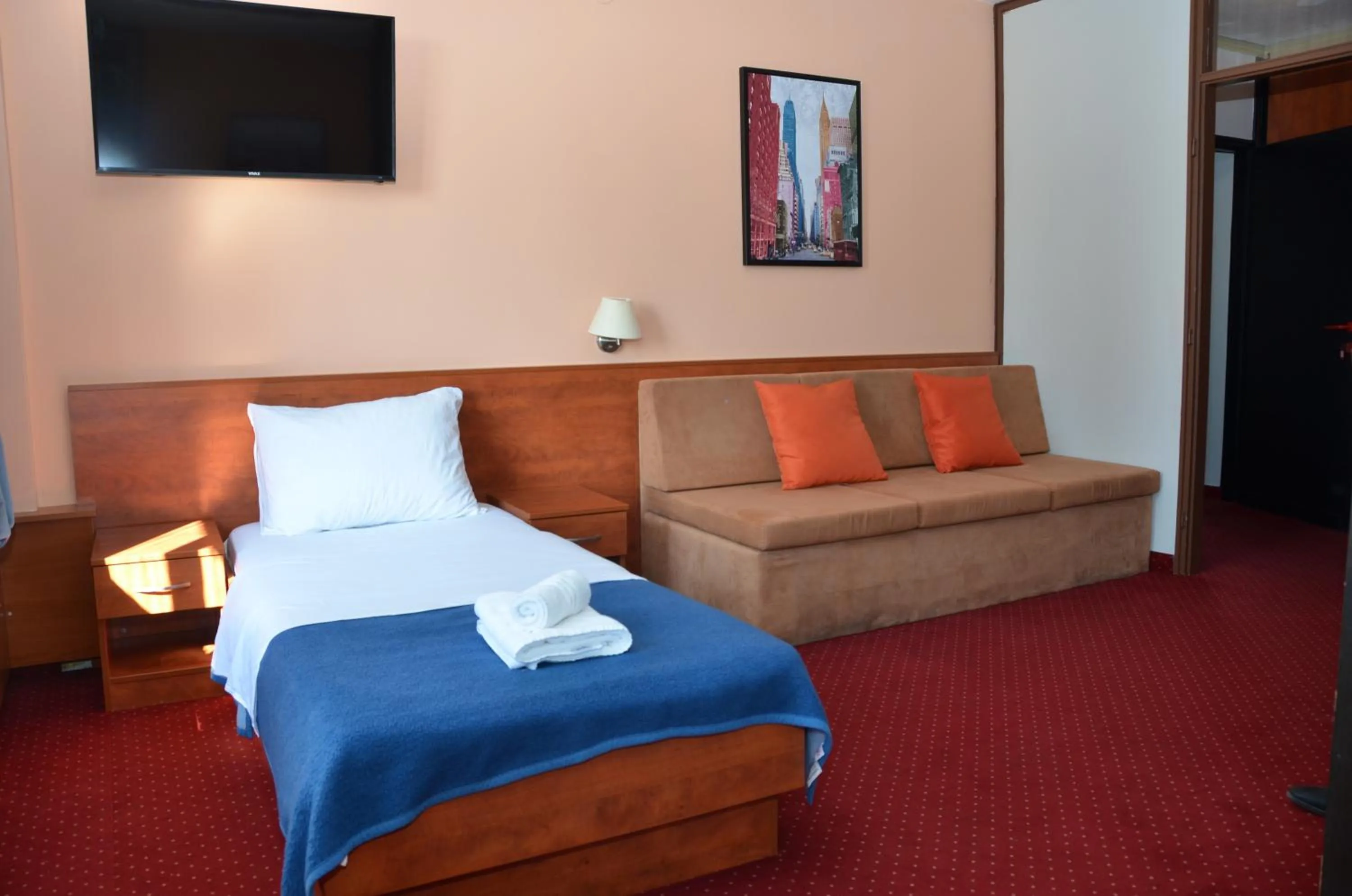 Bed in Liberty Hotel