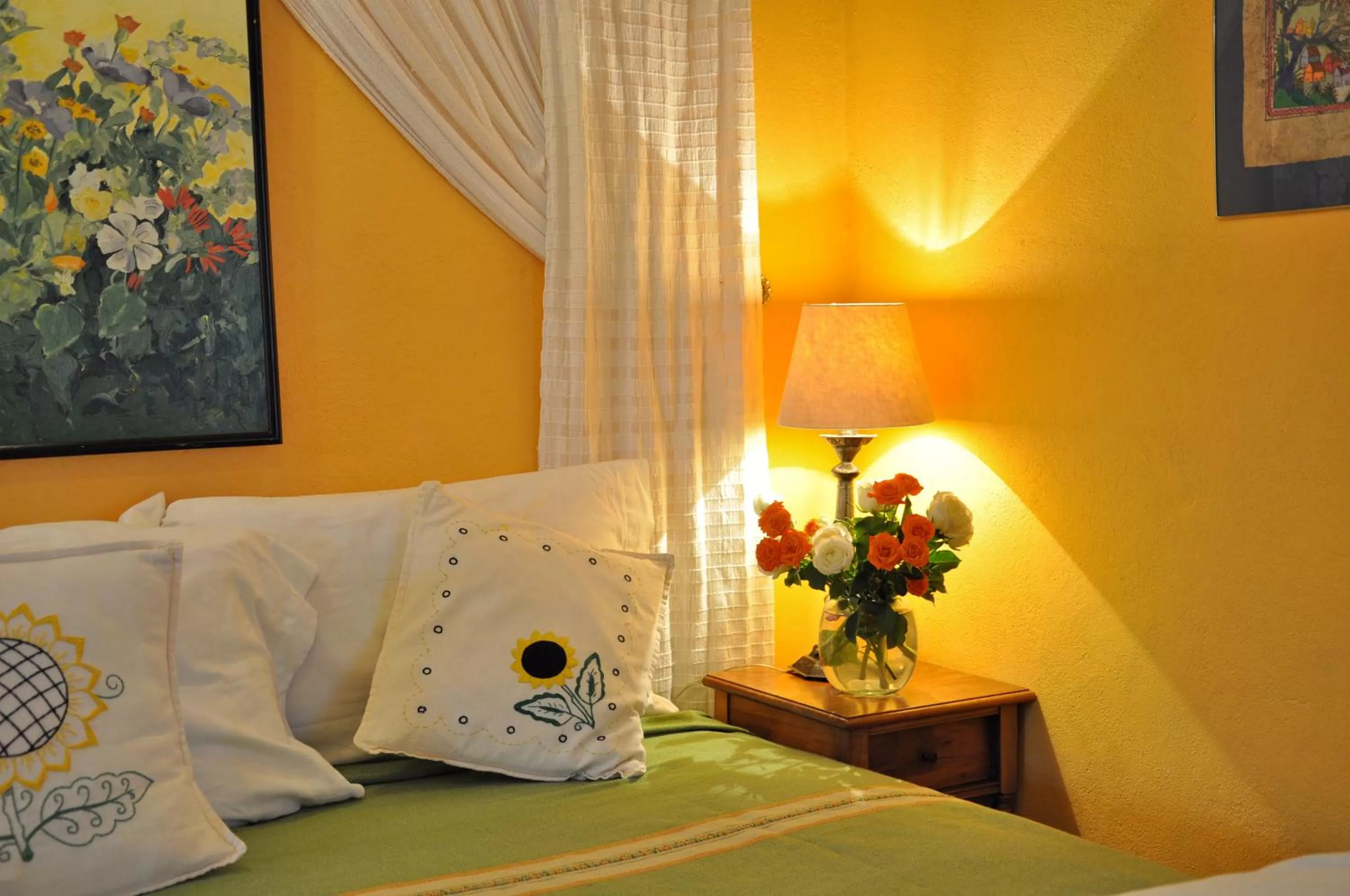 Decorative detail, Bed in Casa de la Cuesta B&B