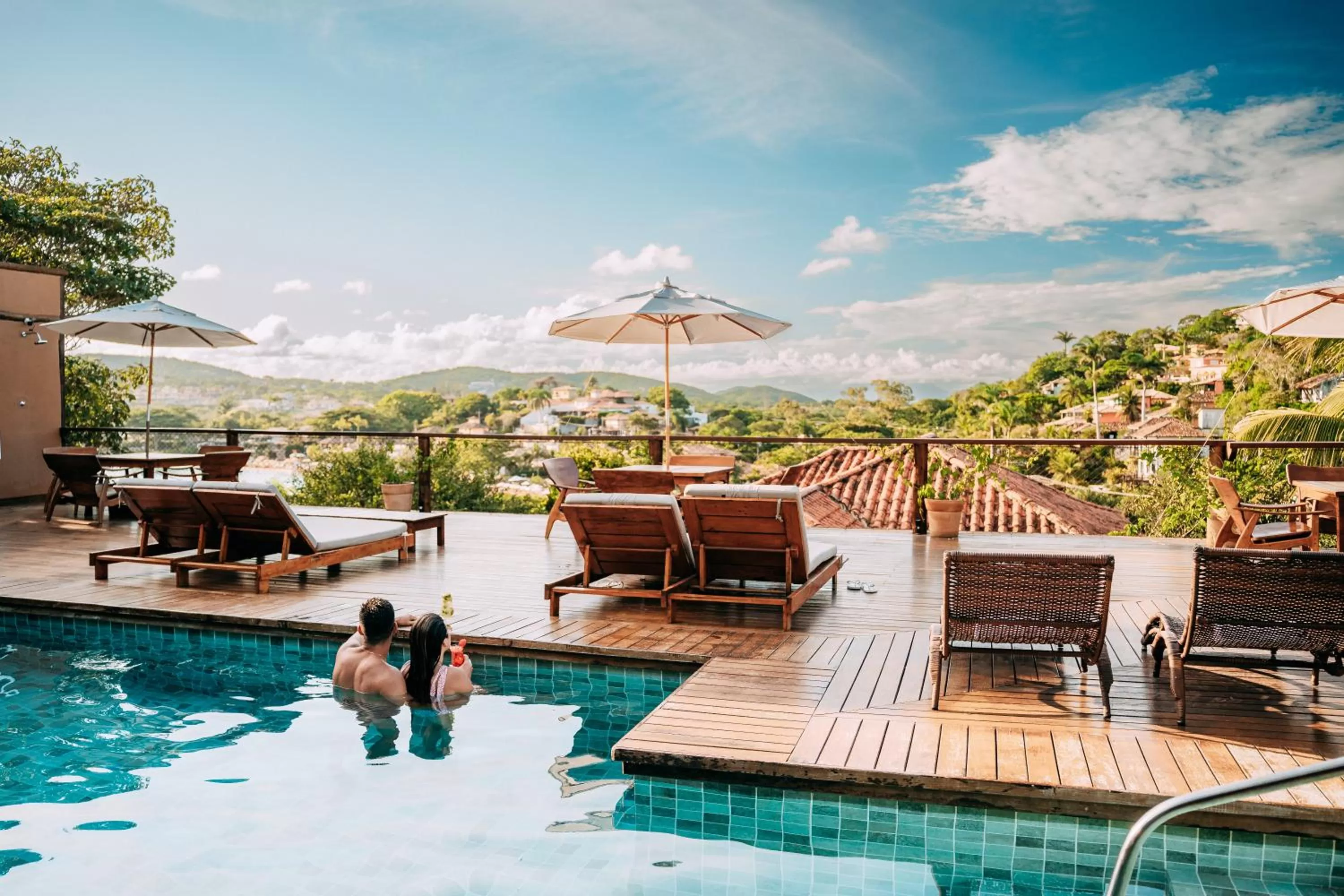Patio in Jubarte Hotel by Insólito