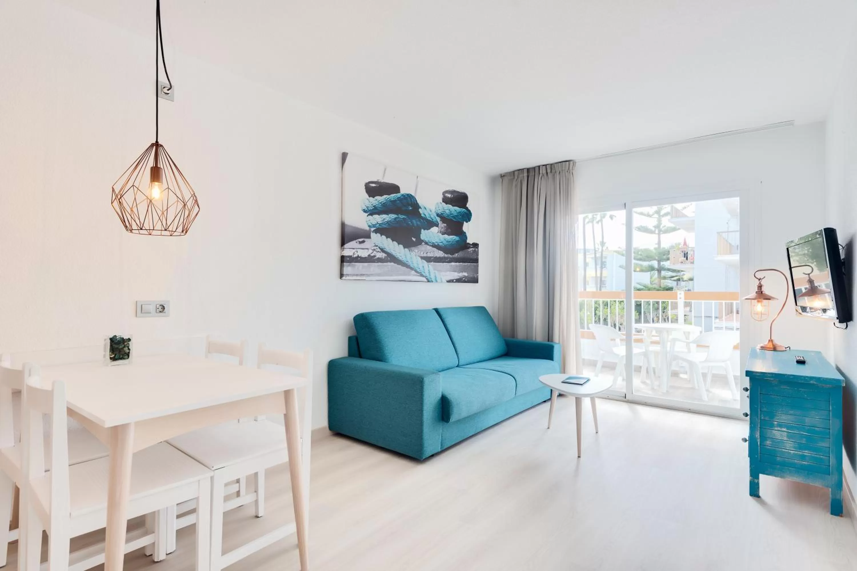 Living room in Alcudia Garden Aparthotel