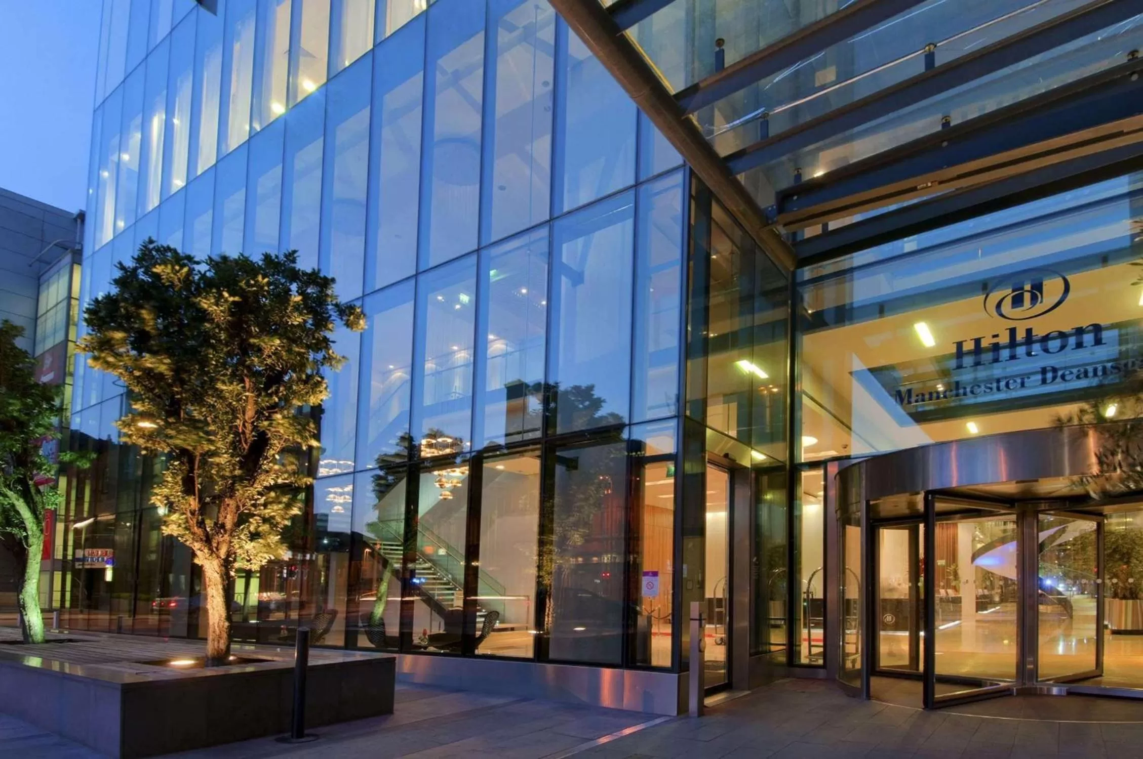 Property building in Hilton Manchester Deansgate
