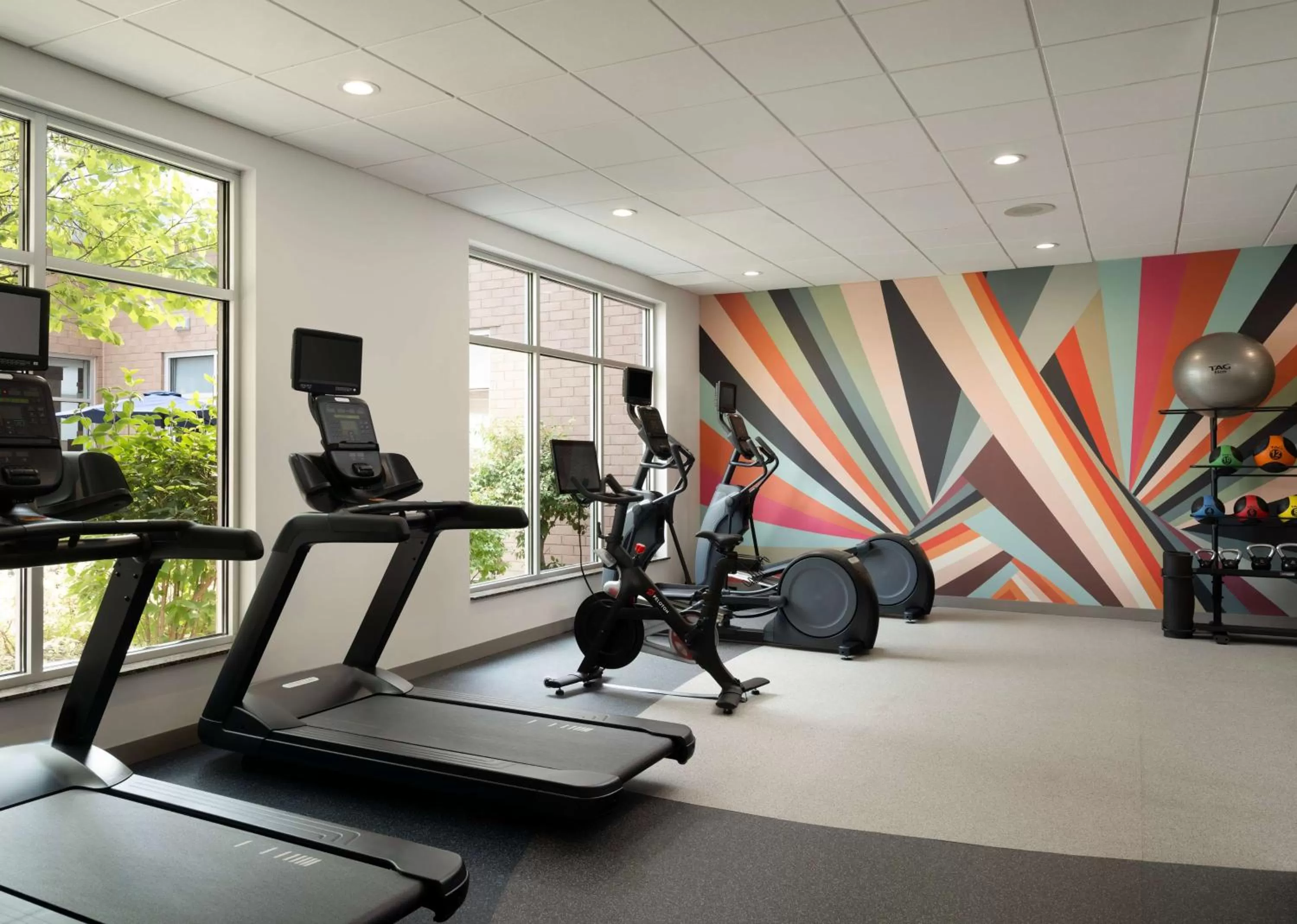 Fitness centre/facilities in Hilton Garden Inn Ann Arbor