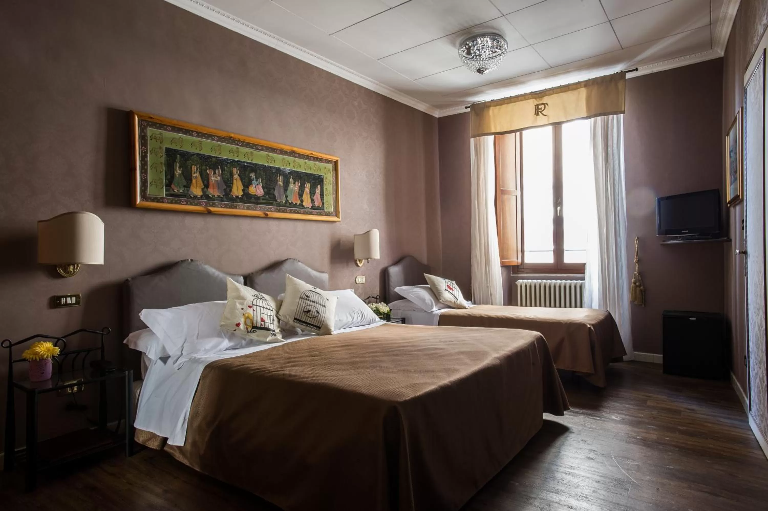 Bed in Hotel Residenza In Farnese