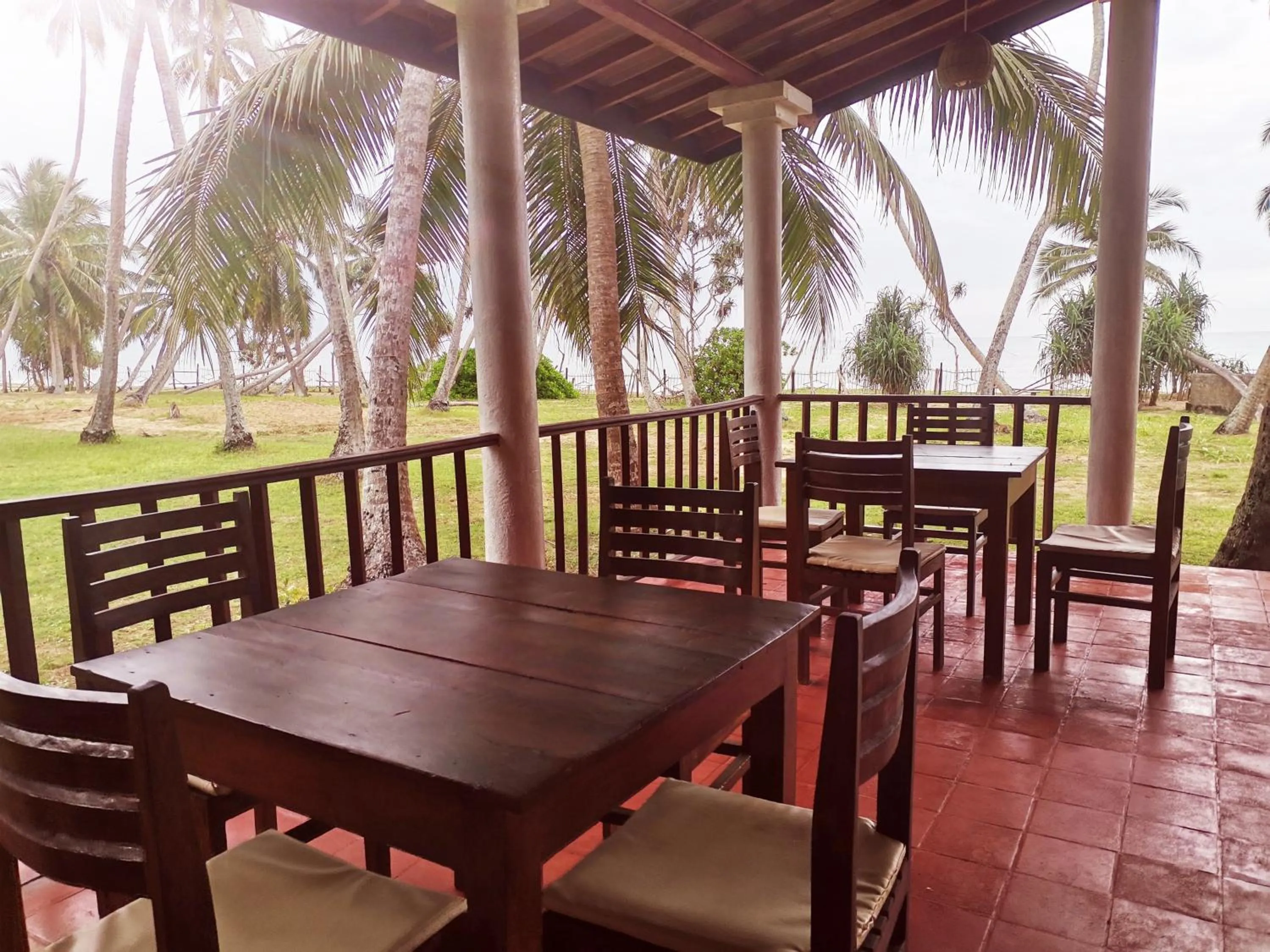 Dining area in Helios Beach Resort