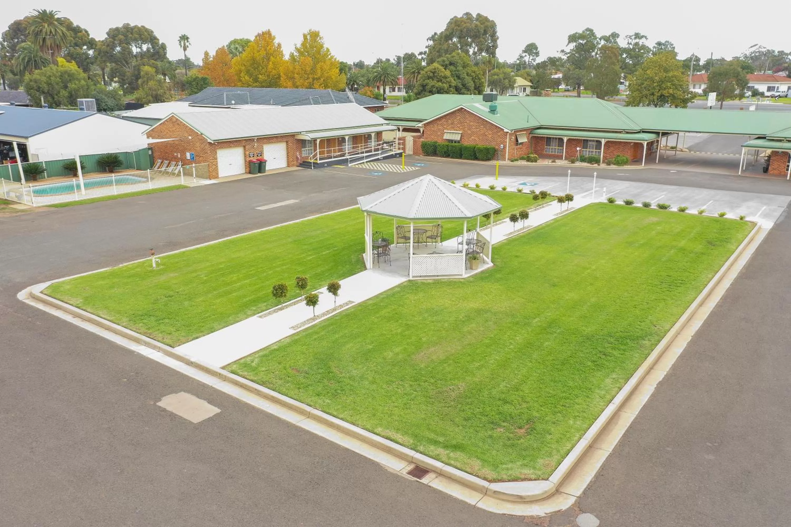 Bird's eye view in Leeton Heritage Motor Inn