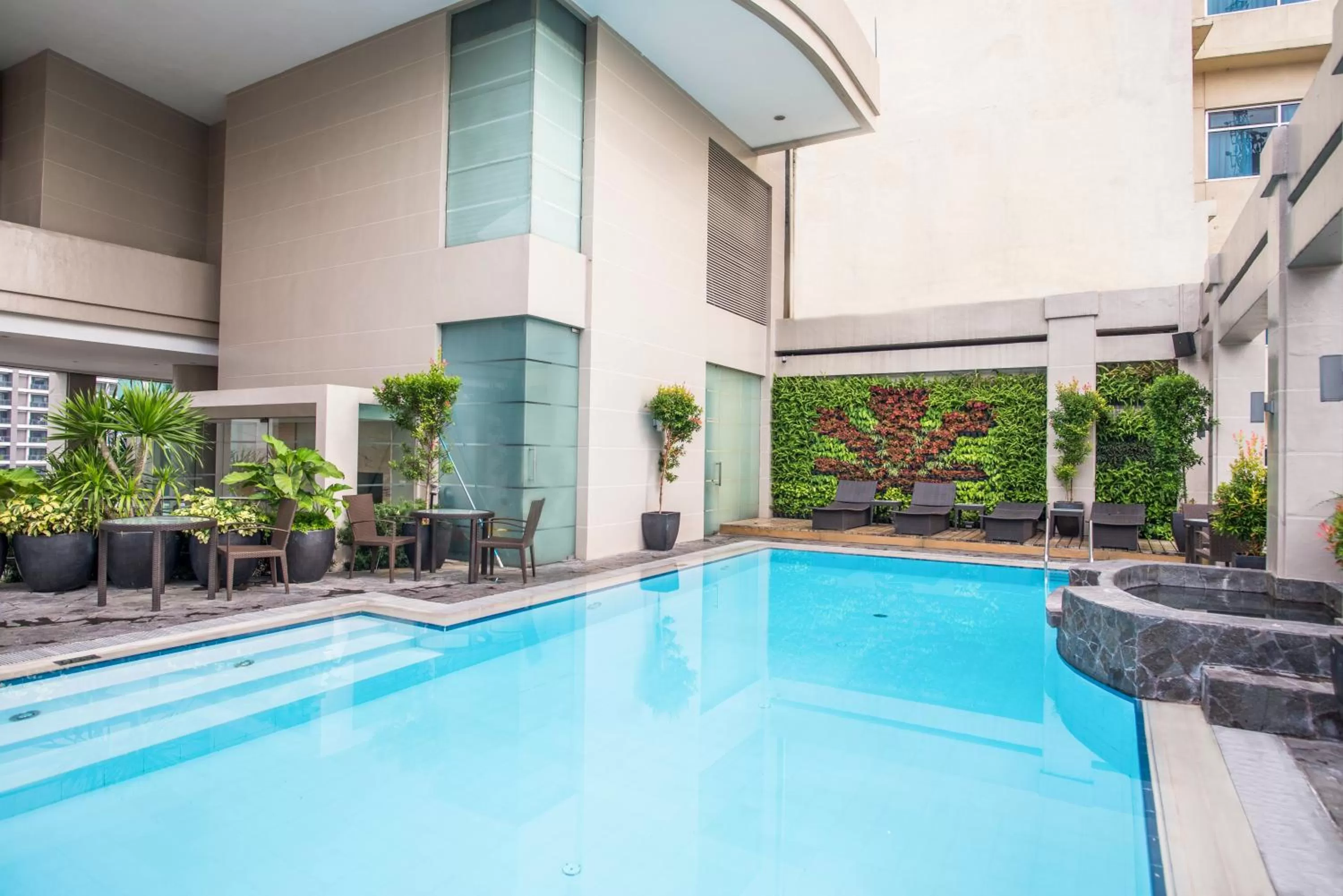 Swimming pool in City Garden Hotel Makati