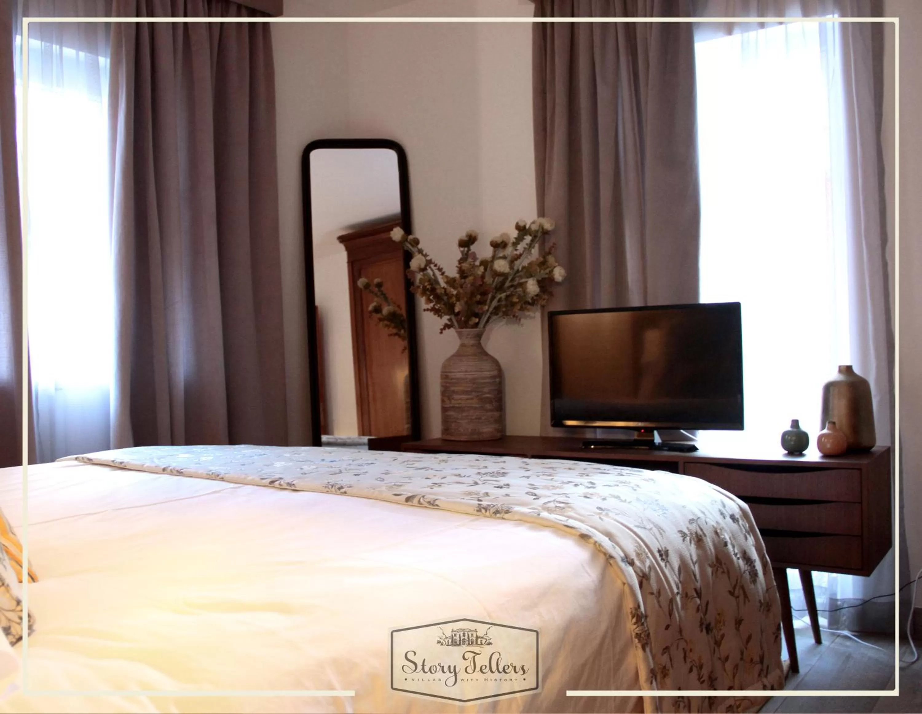 Bed in Storytellers Villas