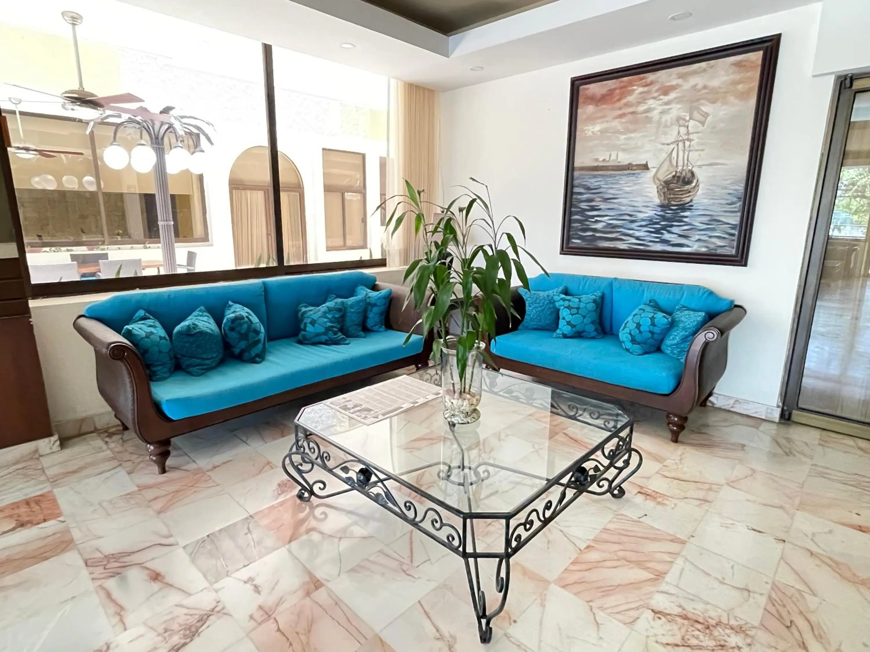 Lobby or reception in Hotel del Paseo Campeche
