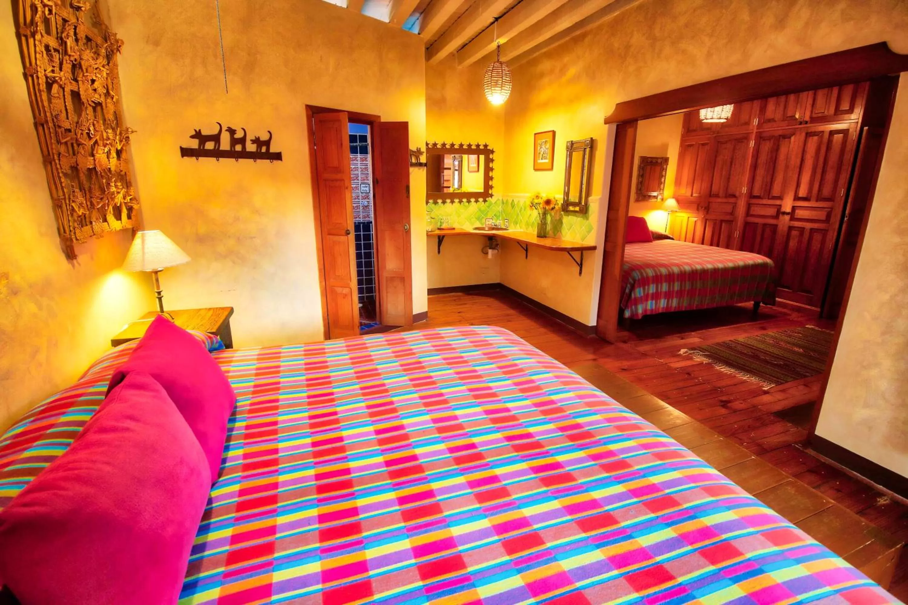 Bedroom, Bed in Hotel Casa Encantada