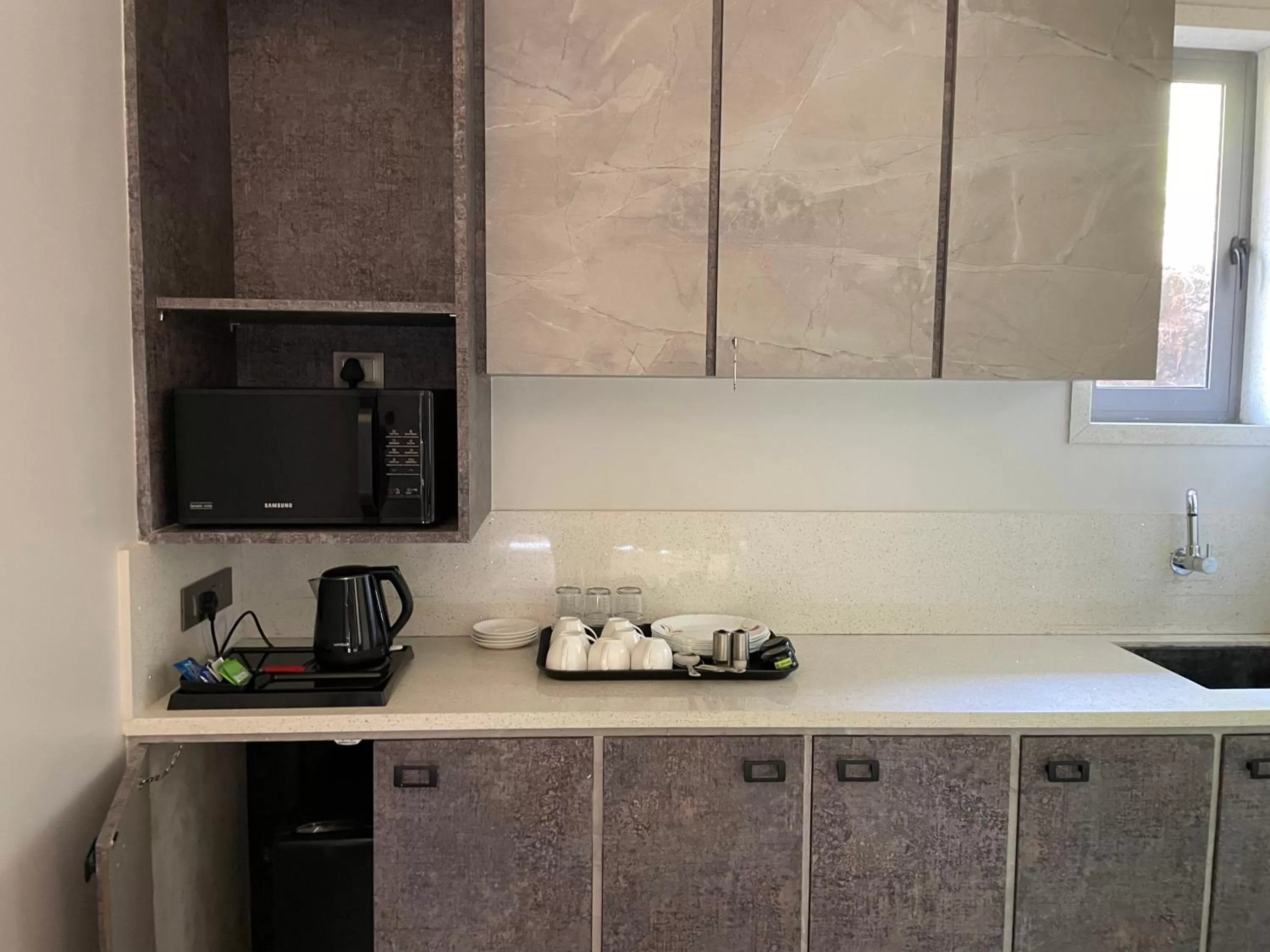 Kitchen/Kitchenette in Jumbo Paradise, Pawna lake