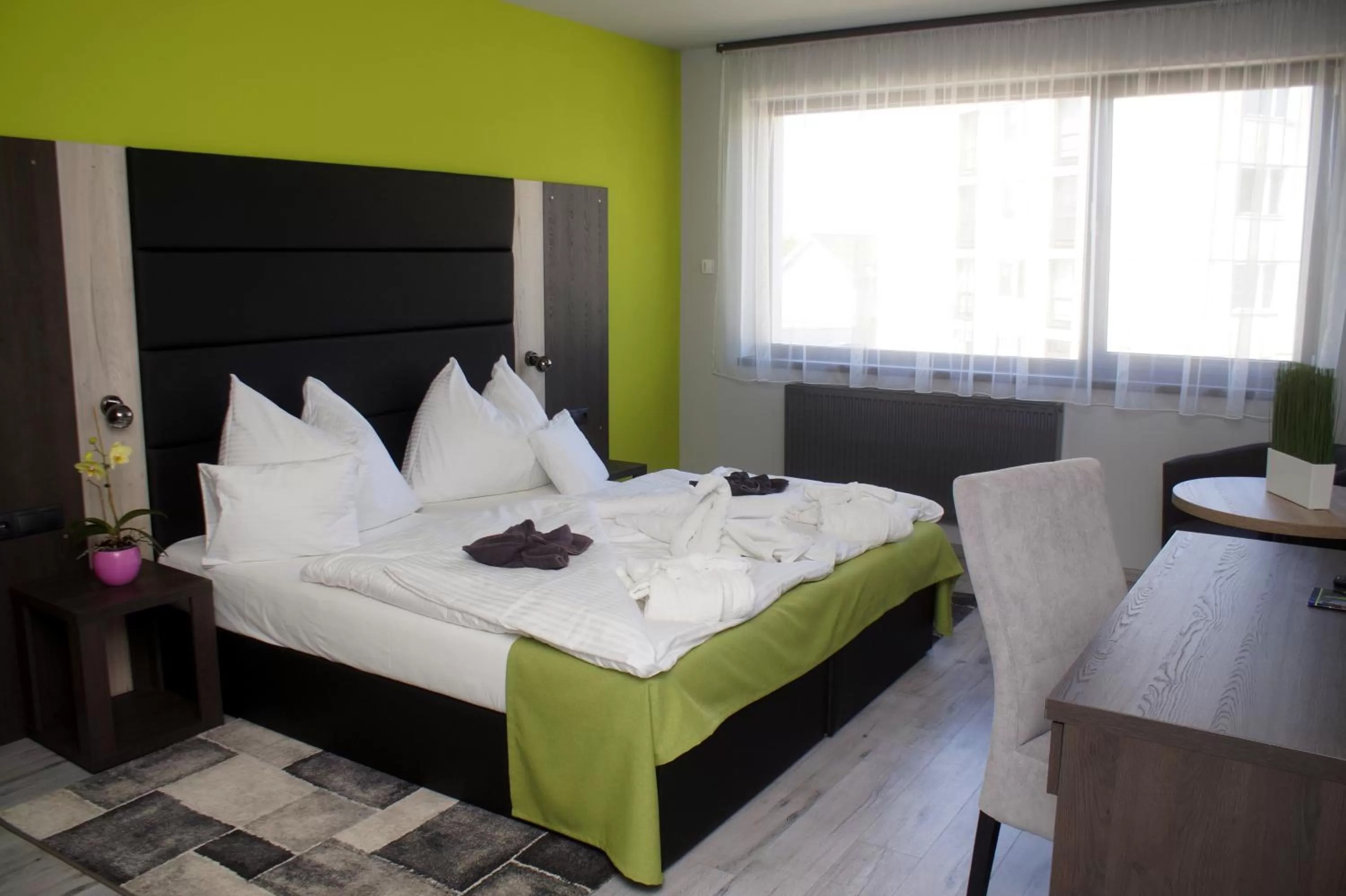 Bedroom, Bed in Fitromax Sportpanzió Ajka