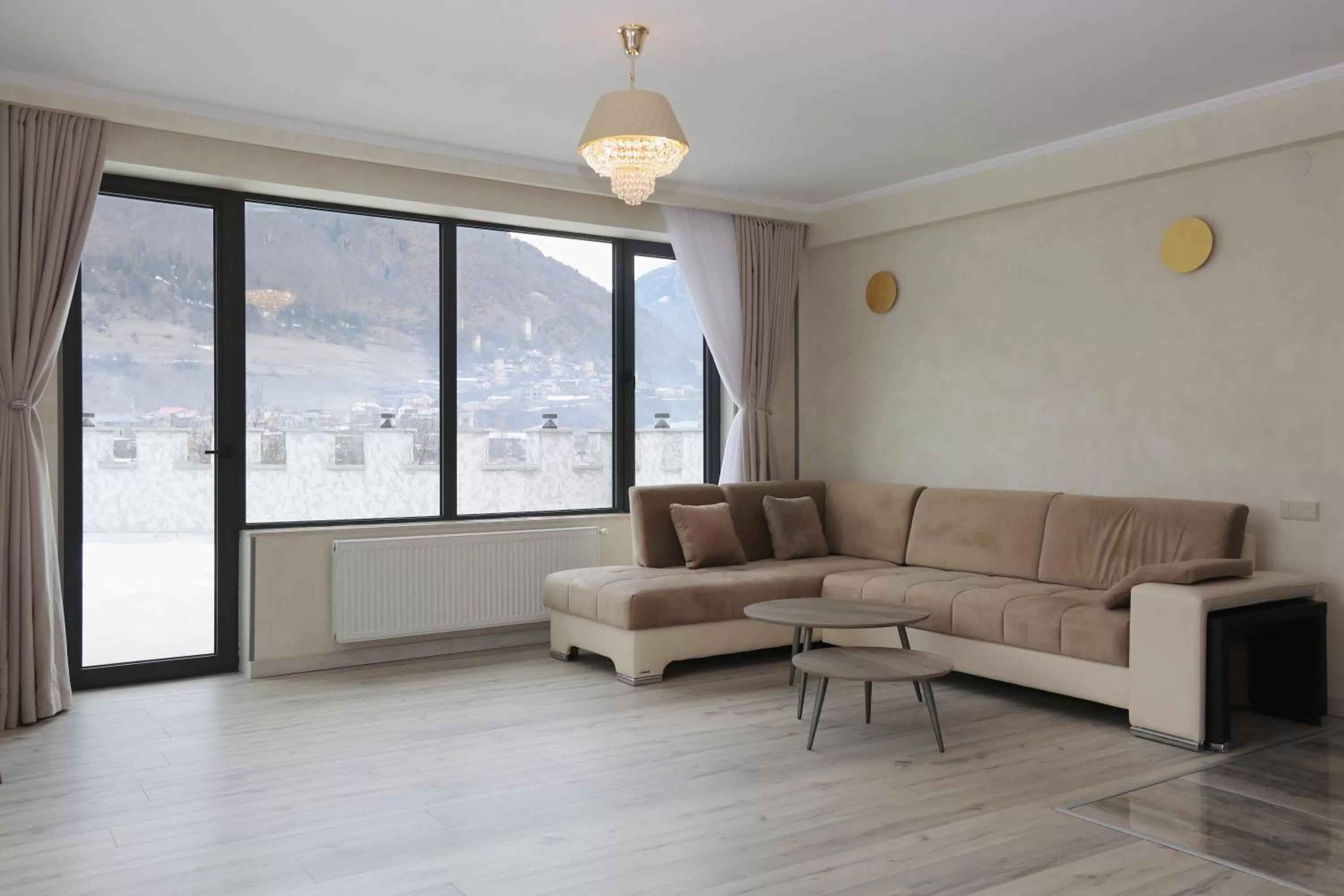 Living room, Seating Area in Sunset Terrace Mestia