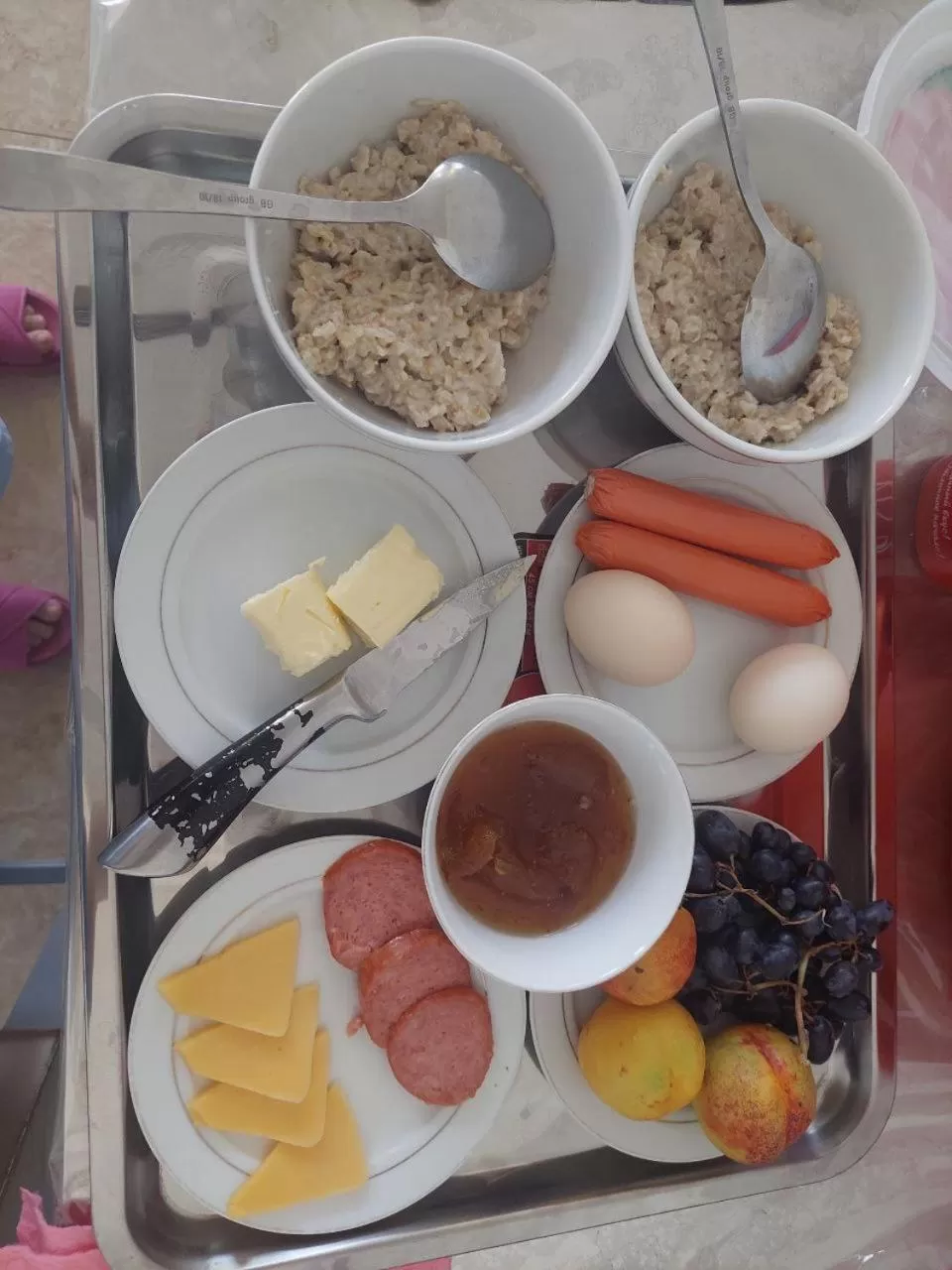 Breakfast in Samarabonu Hotel