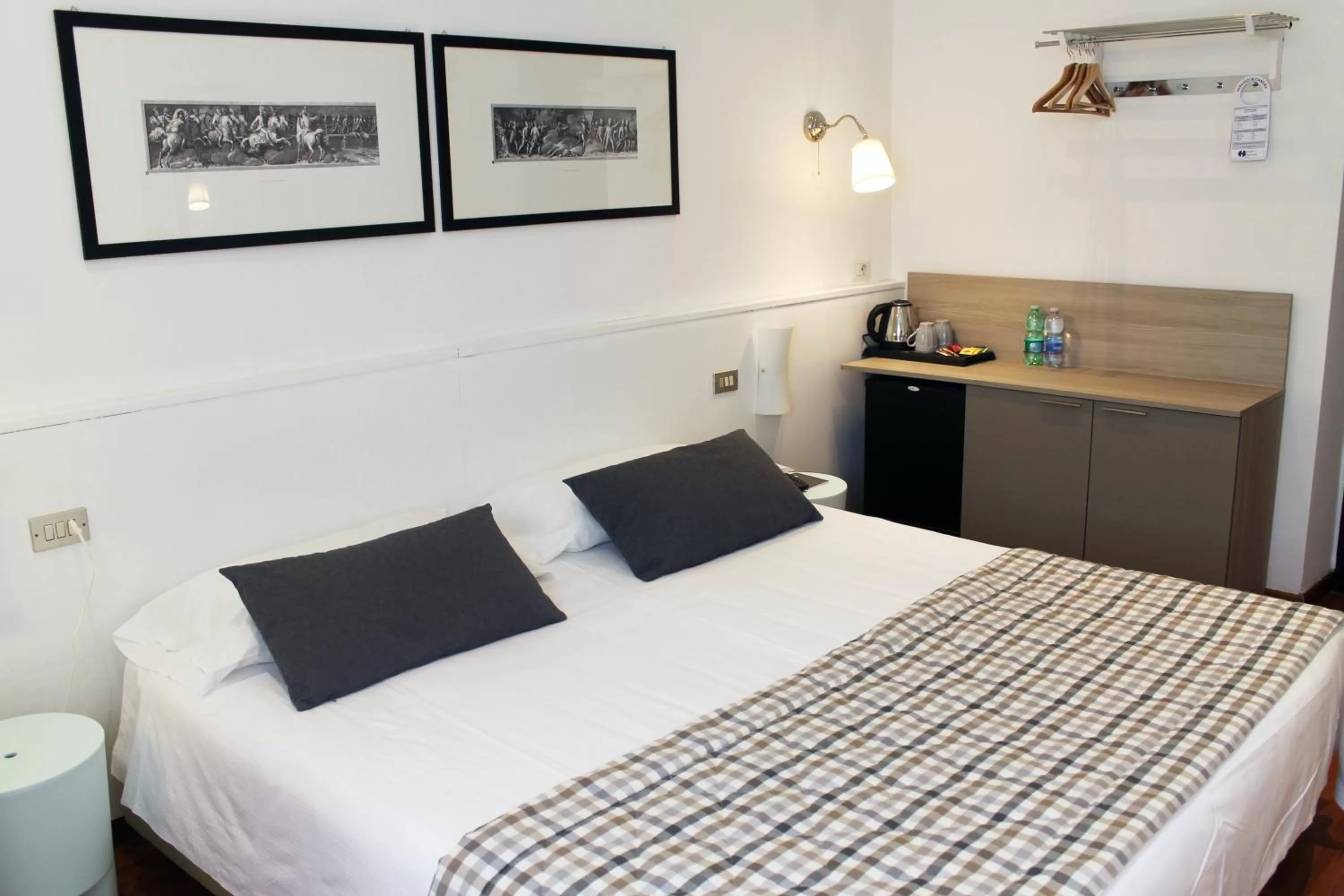 Bed in Hotel Bernina