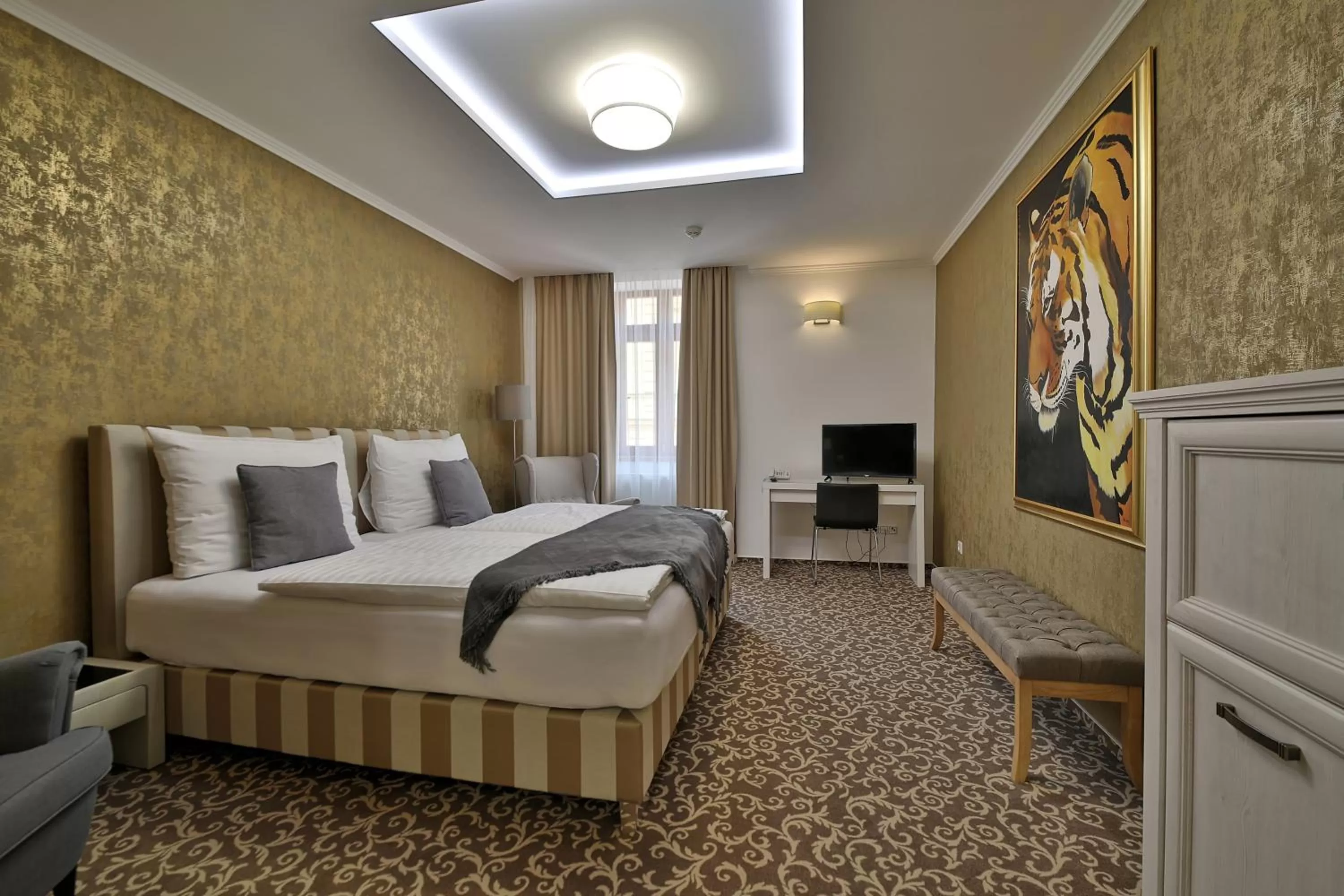 Bed in Hotel Pod Bránou