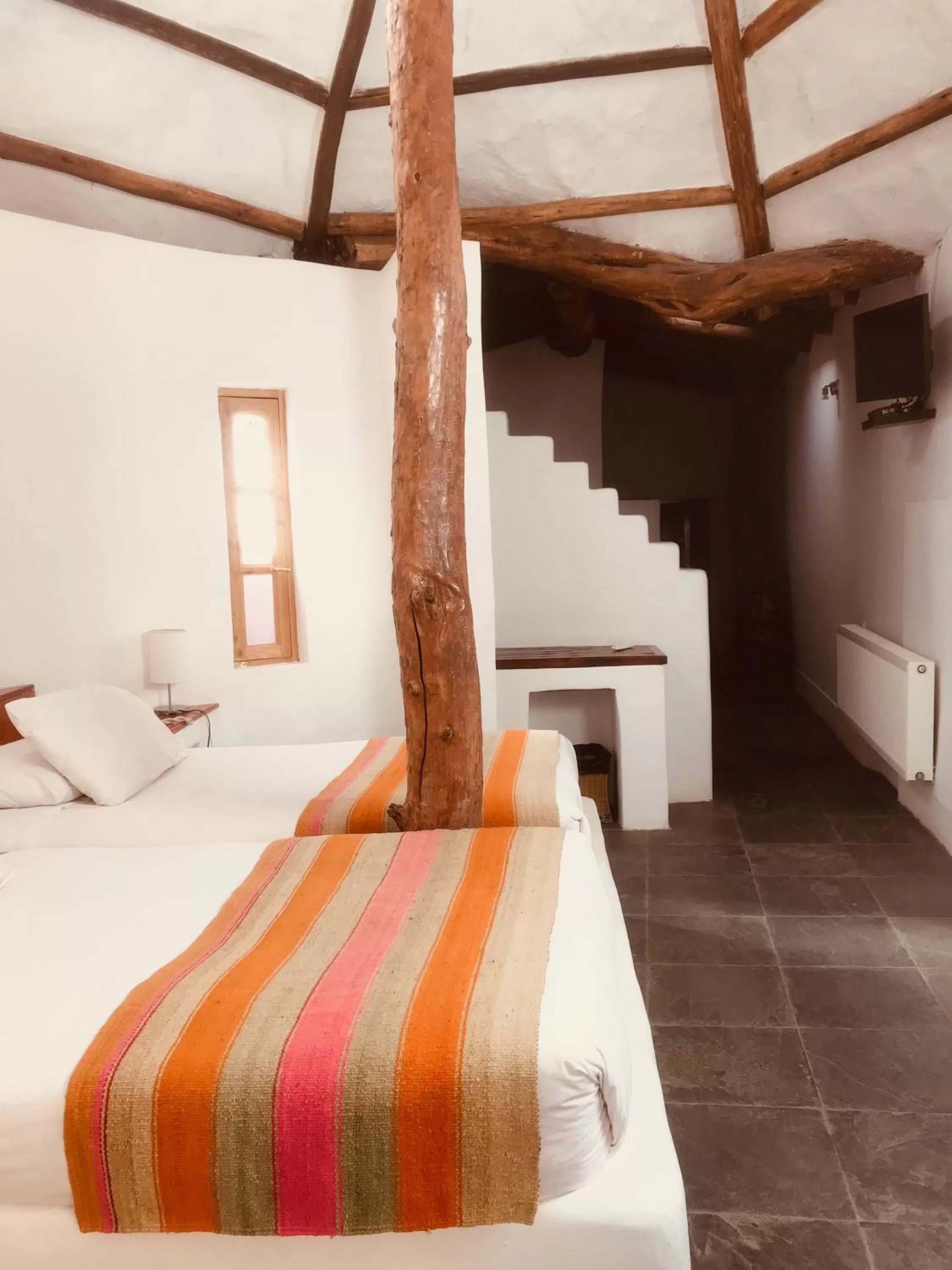 Decorative detail, Bed in Hotel La Aldea