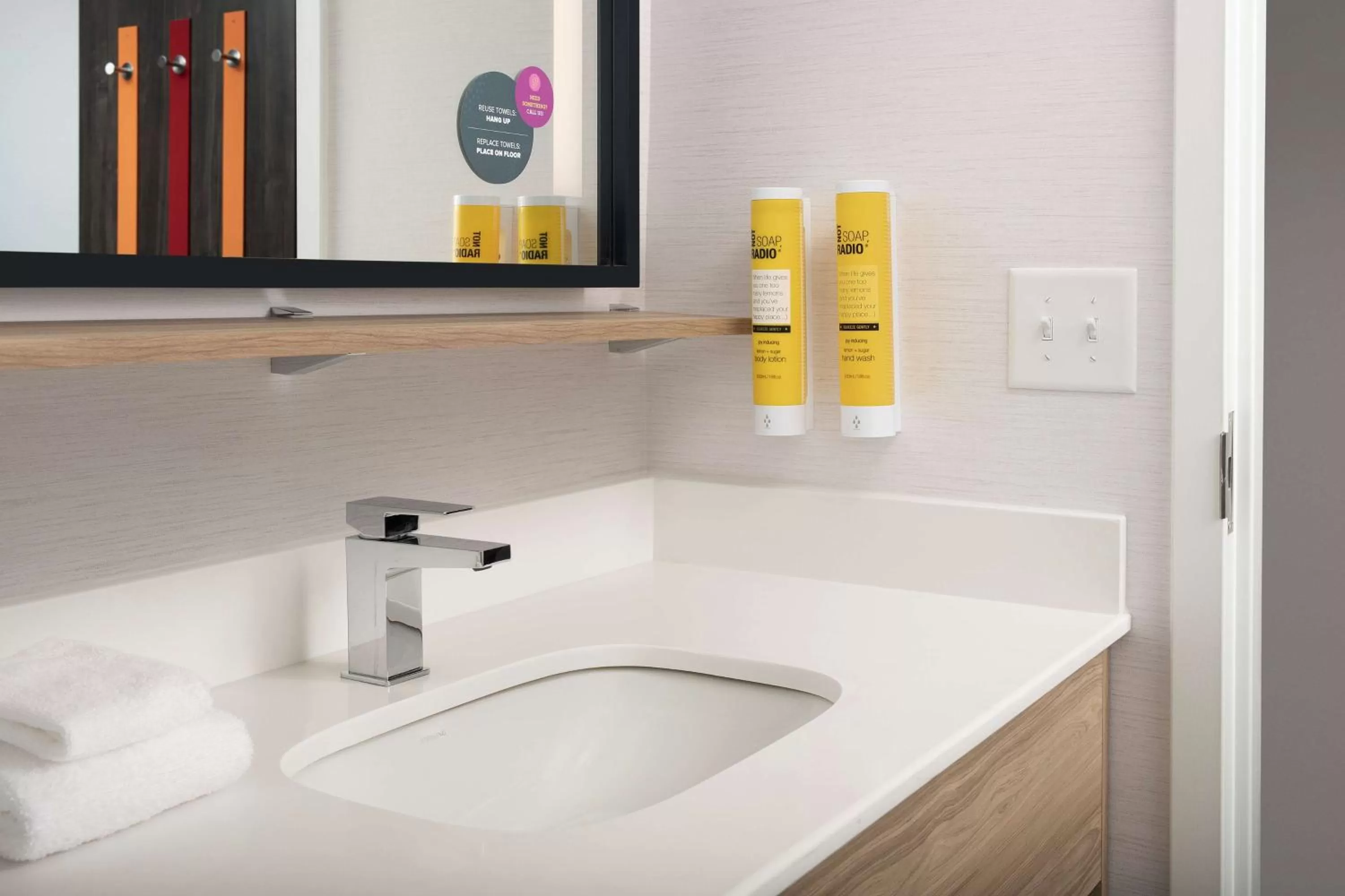 Bathroom in Tru By Hilton Charlotte Airport Lake Pointe