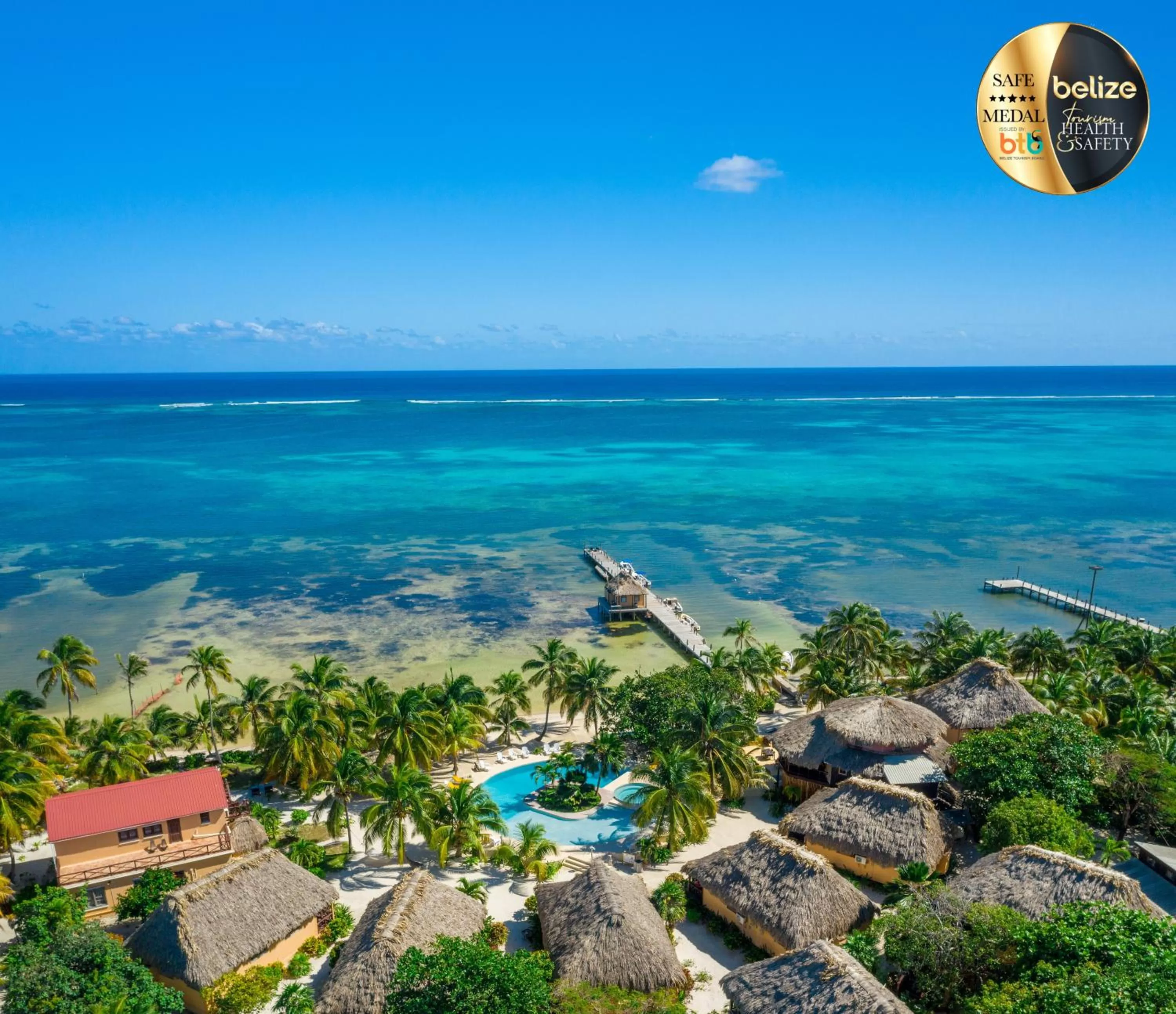 Bird's eye view in Portofino Beach Resort-An Authentic Island Escape!