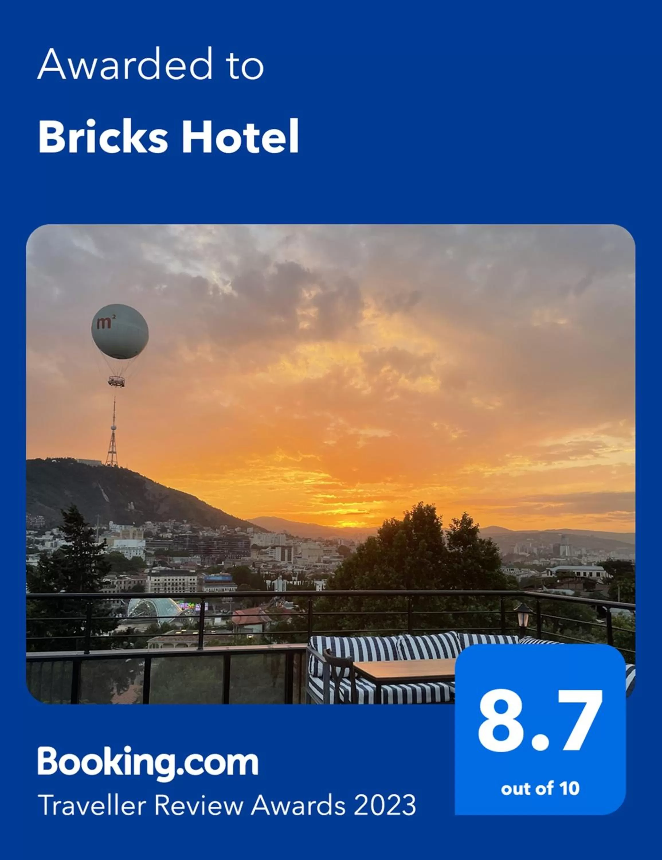 View (from property/room) in Bricks Hotel Tbilisi