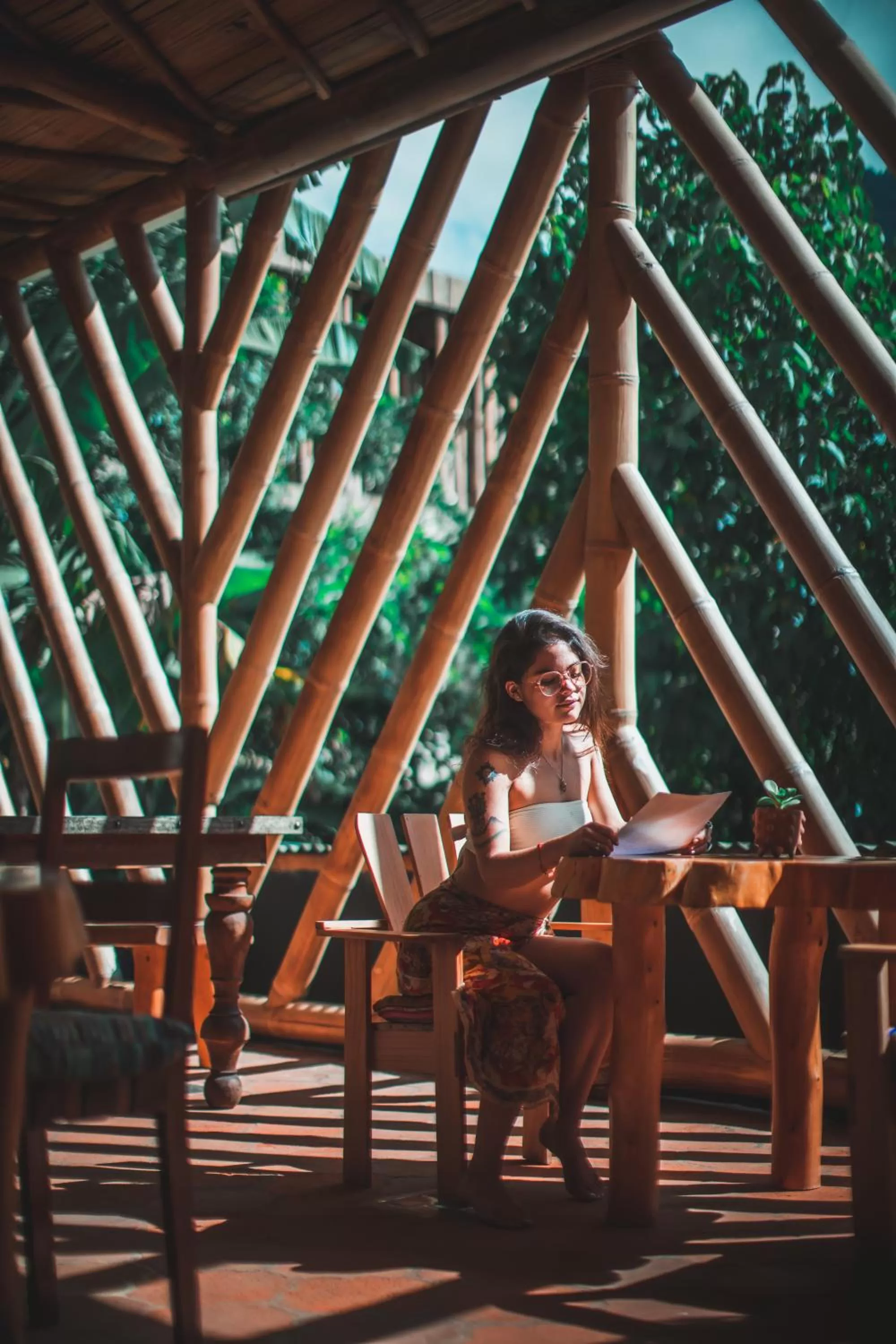 Patio in Lush Atitlán