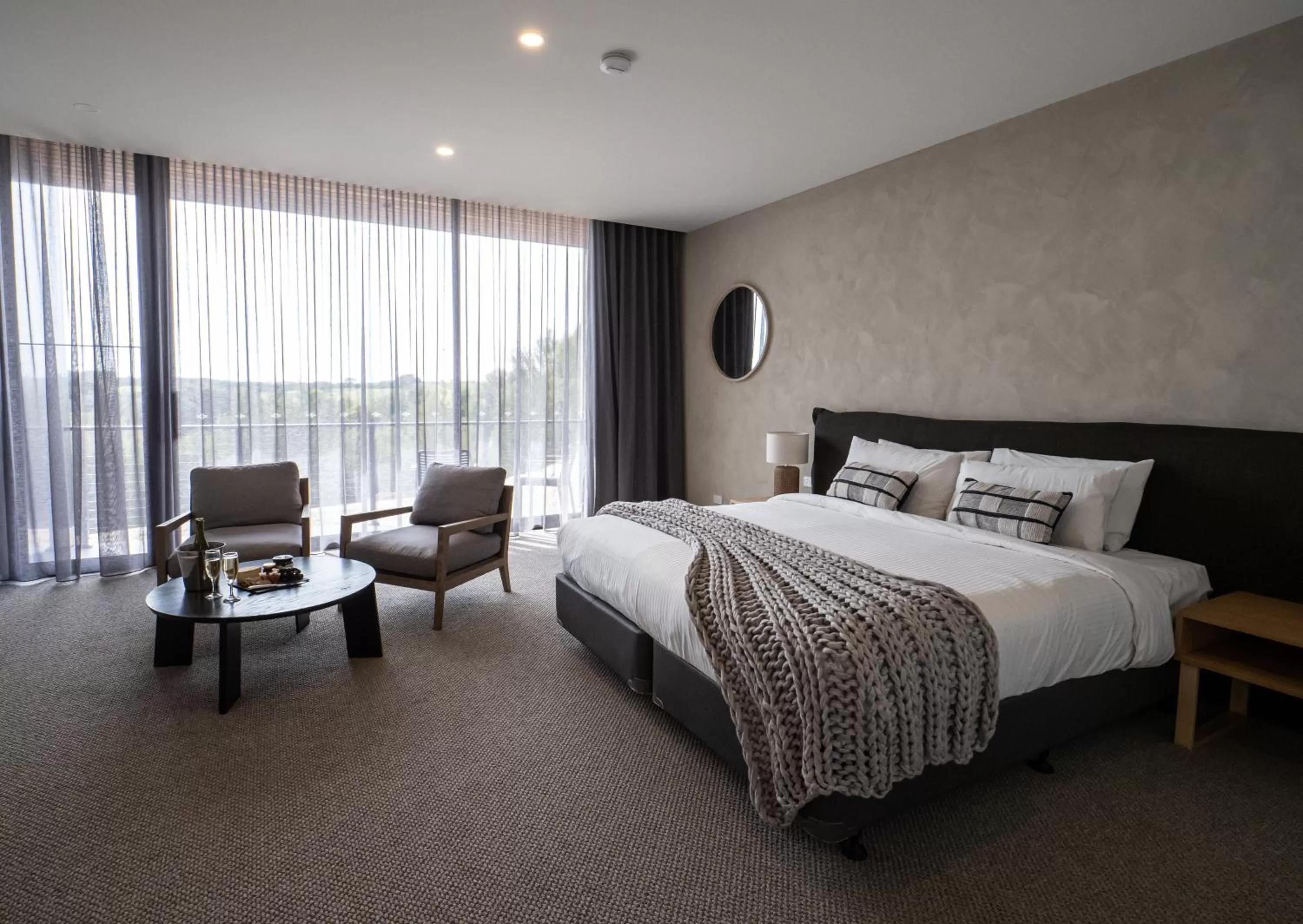 Bed in Links Lodge at The Dunes