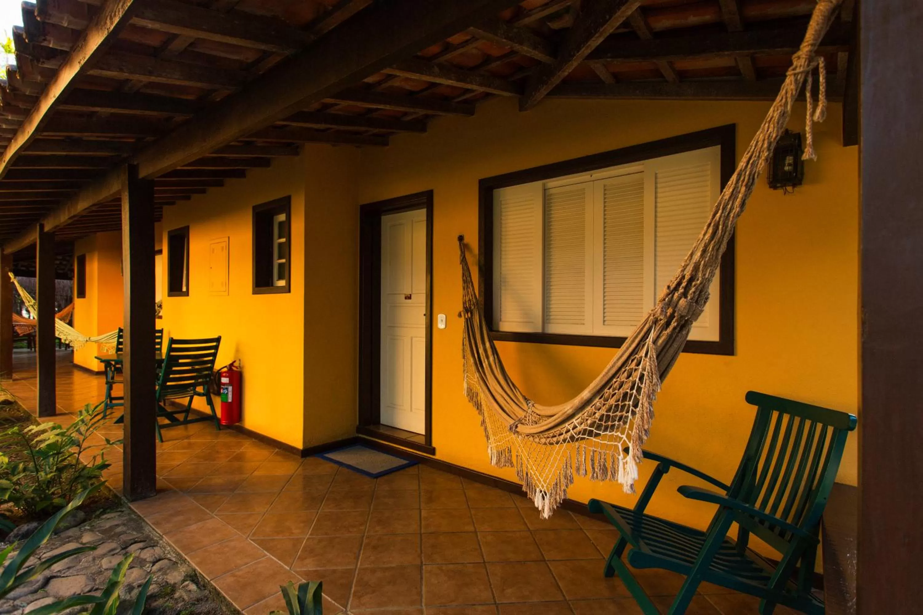 Patio in Pousada Corsario Paraty