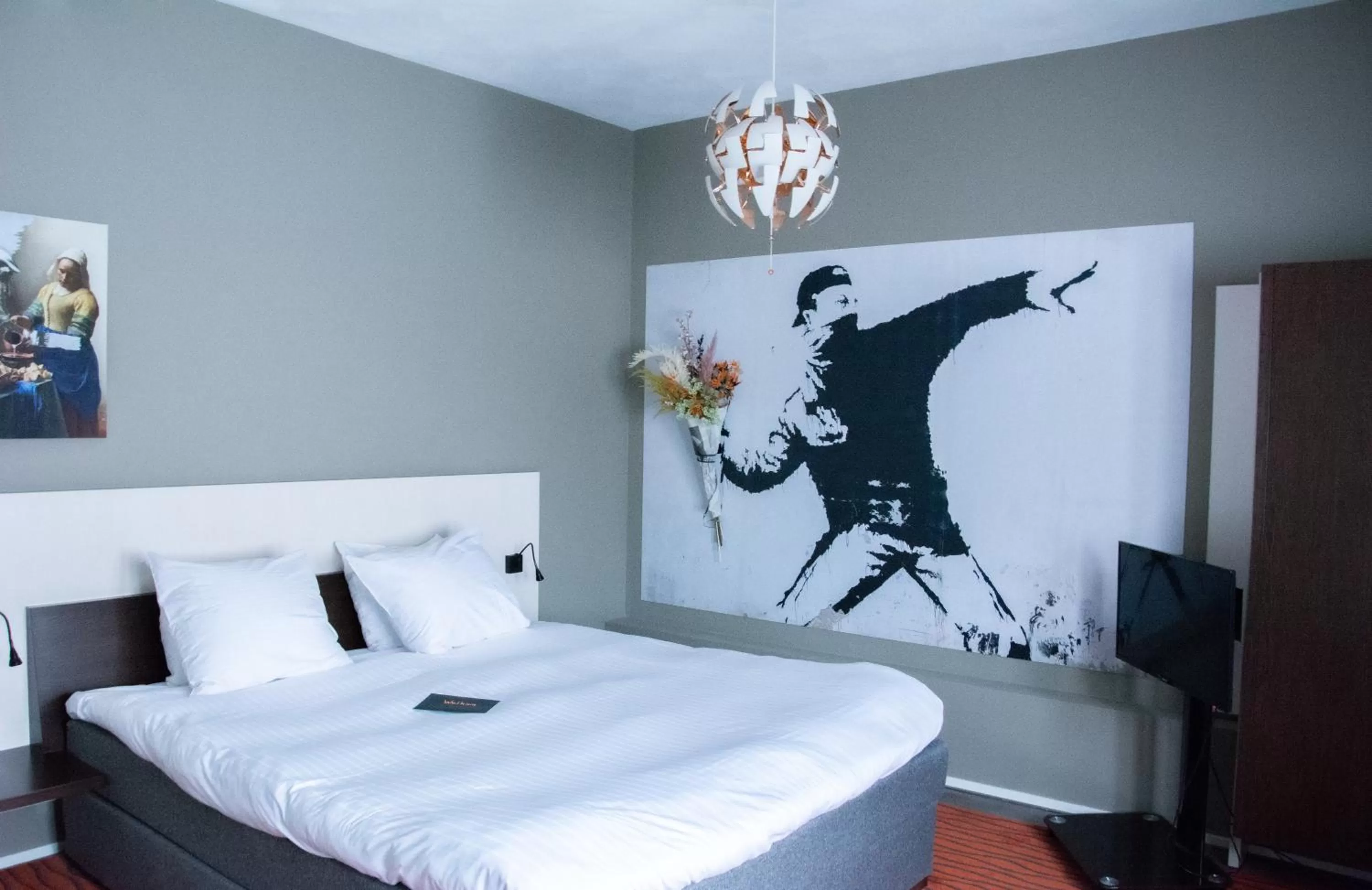 Bed in Hotel de Wereld