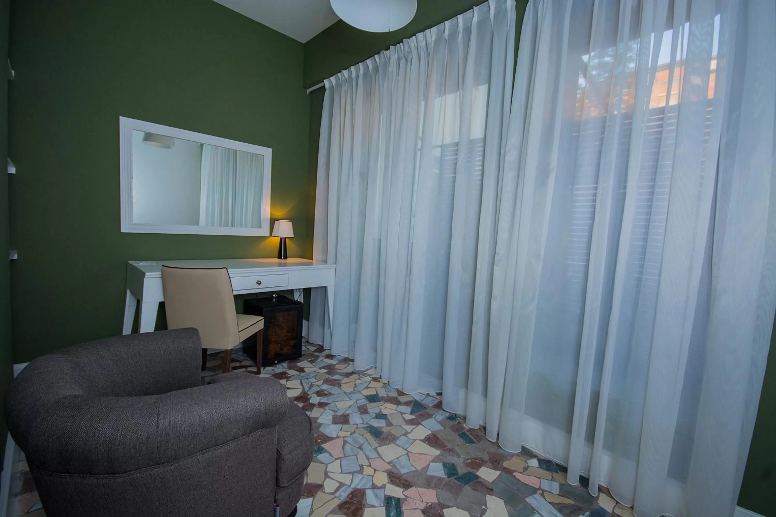 Seating area in Artistic Tirana Blloku