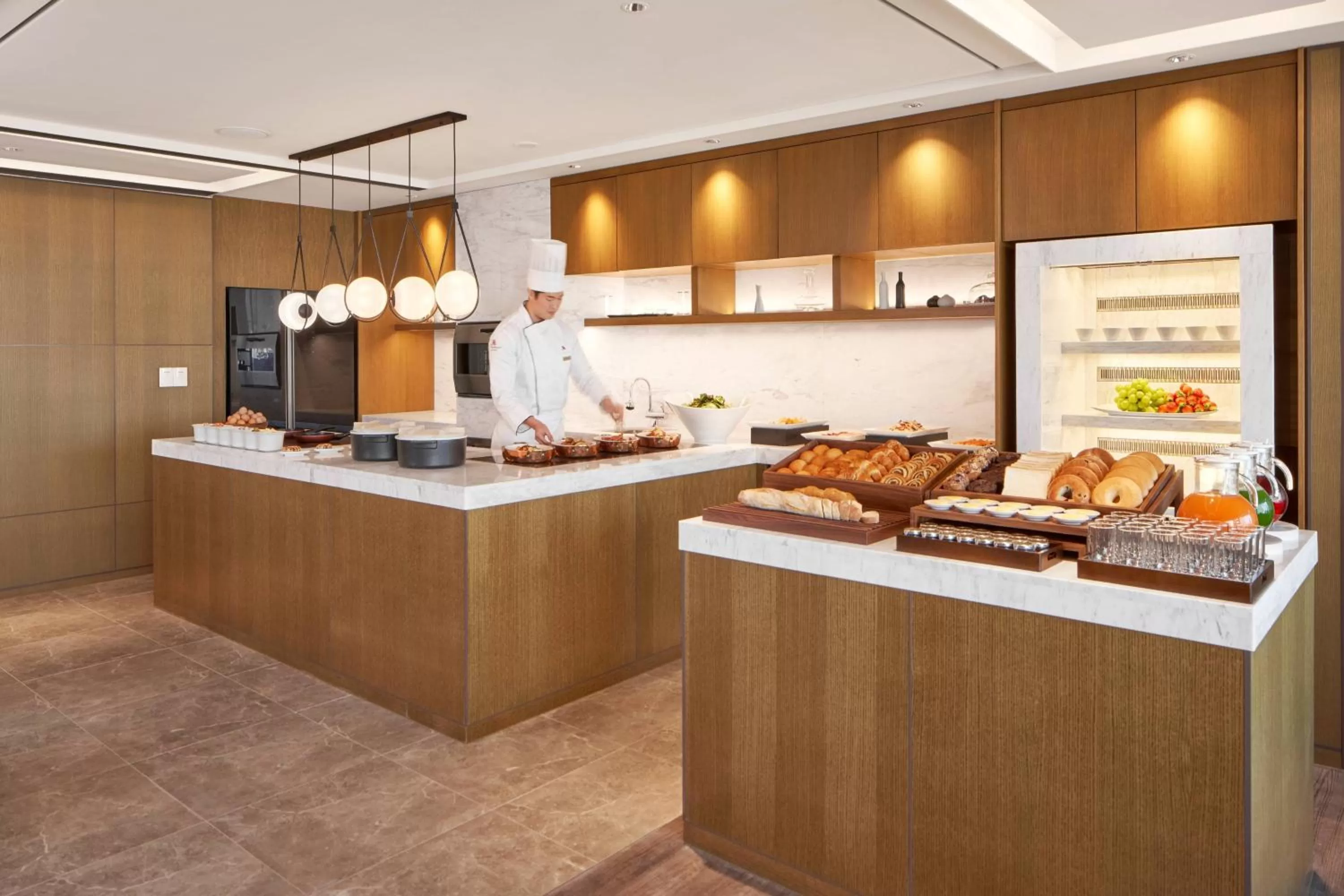 Breakfast in Daegu Marriott Hotel