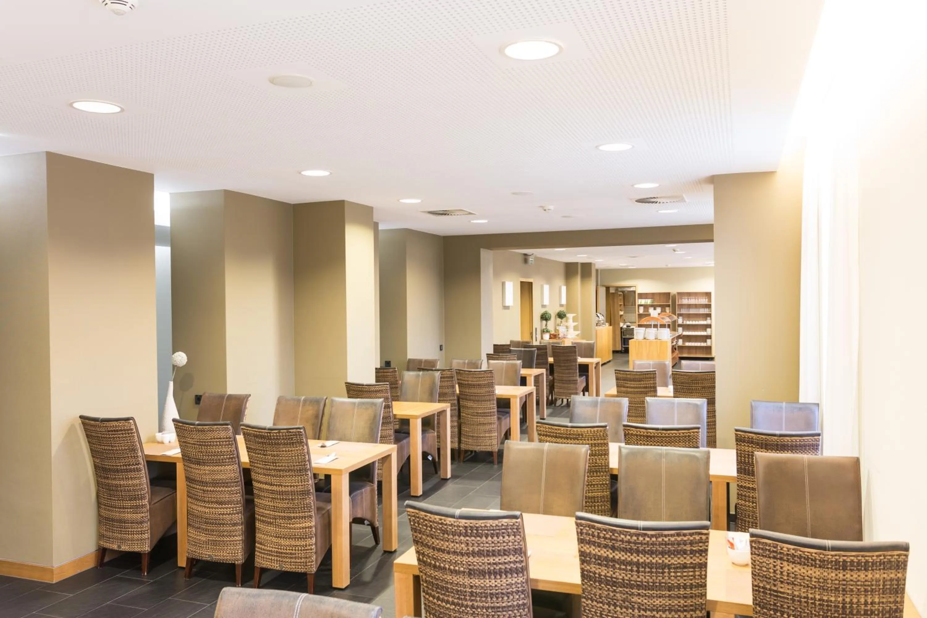 Continental breakfast in Hotel-Résidence Am Klouschter