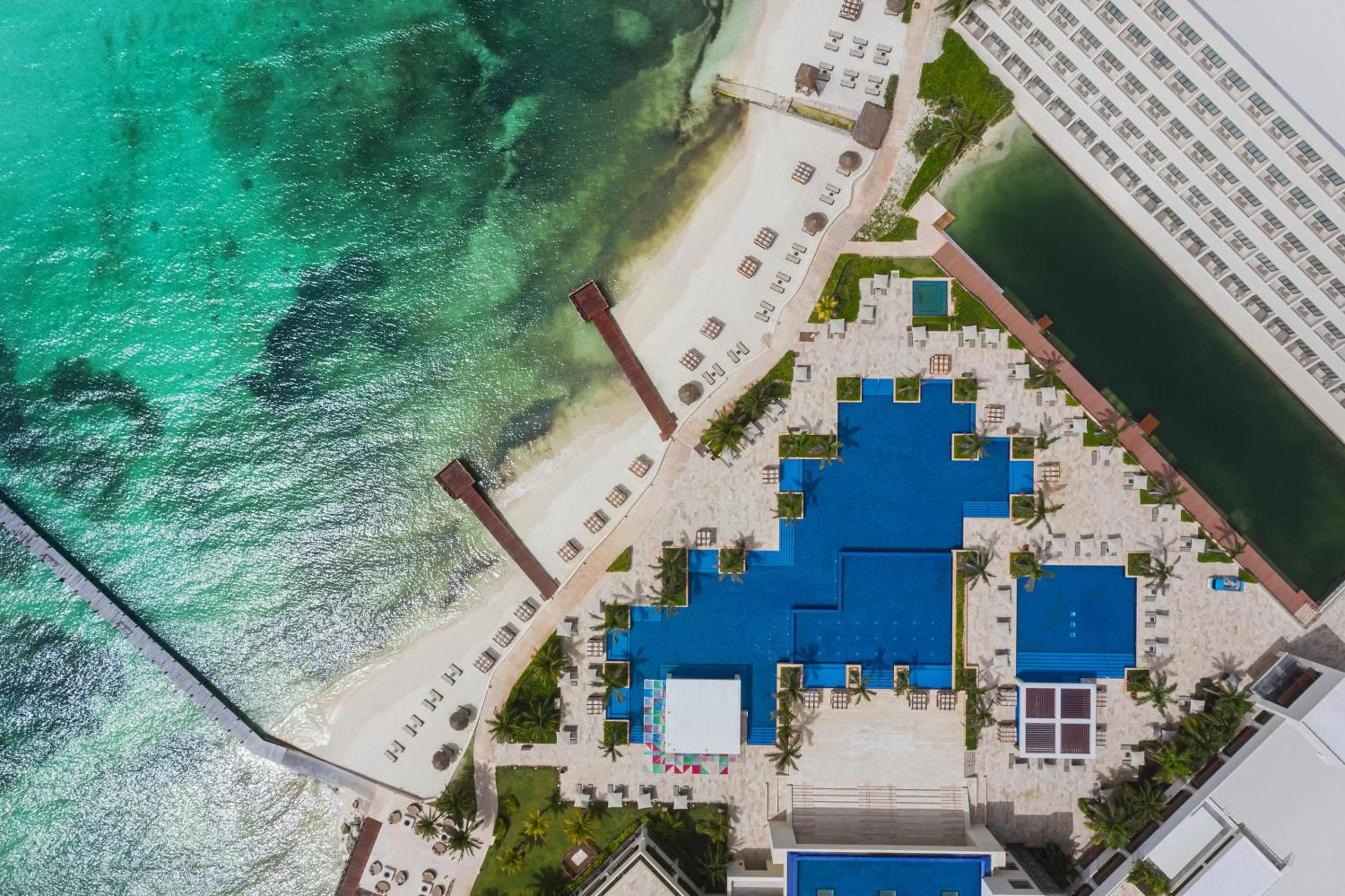 Bird's eye view in Hyatt Ziva Cancun All-Inclusive