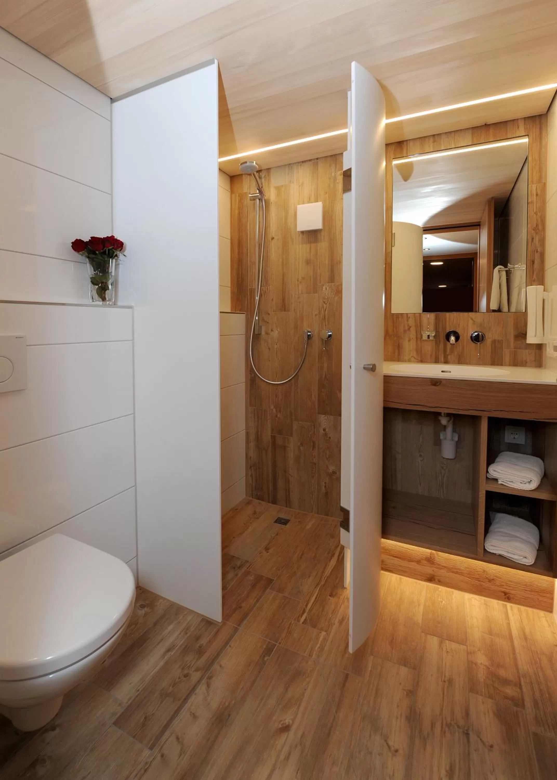 Shower in Hotel St Hubertus