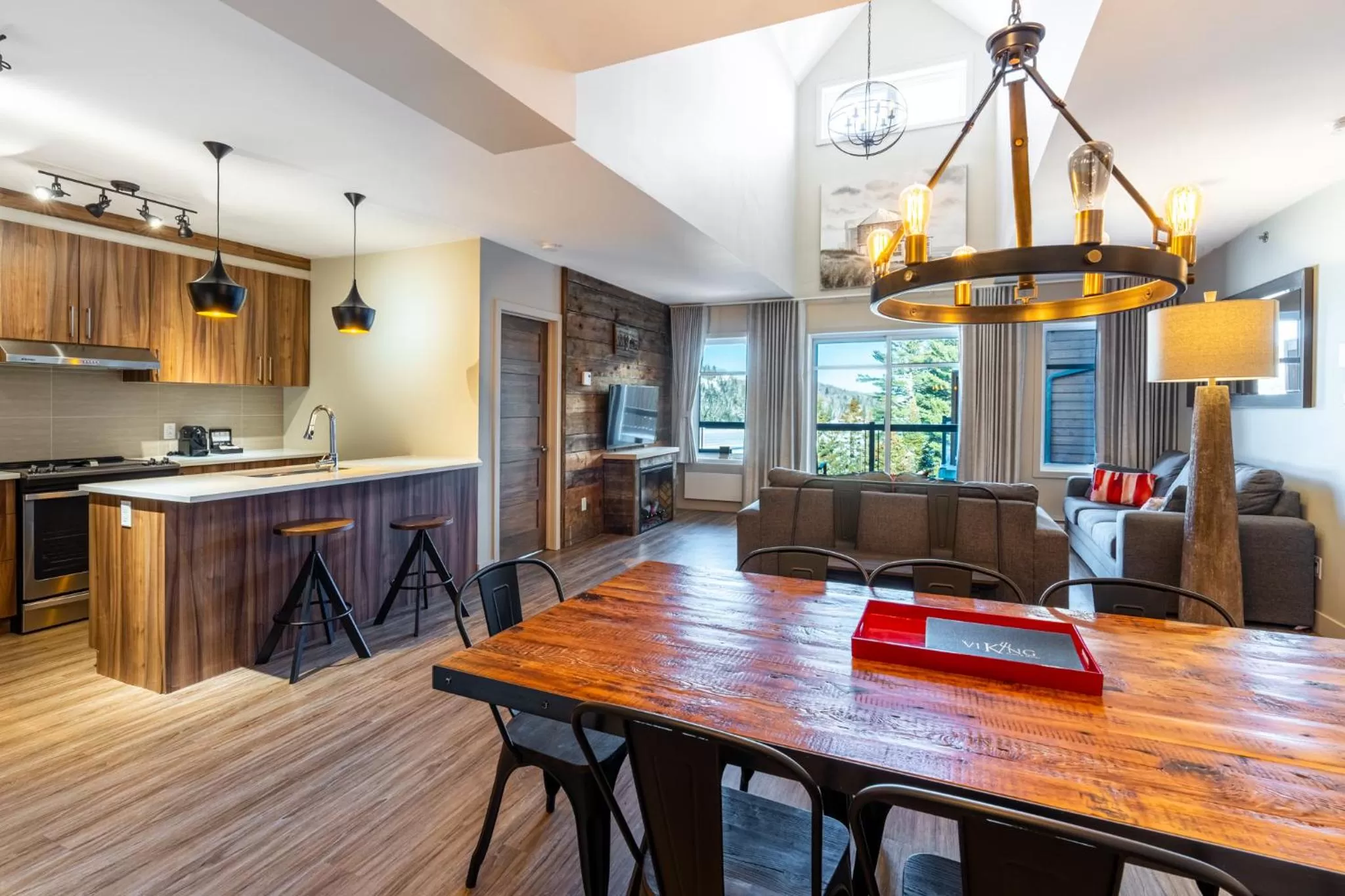 Kitchen or kitchenette in Le Viking Resort