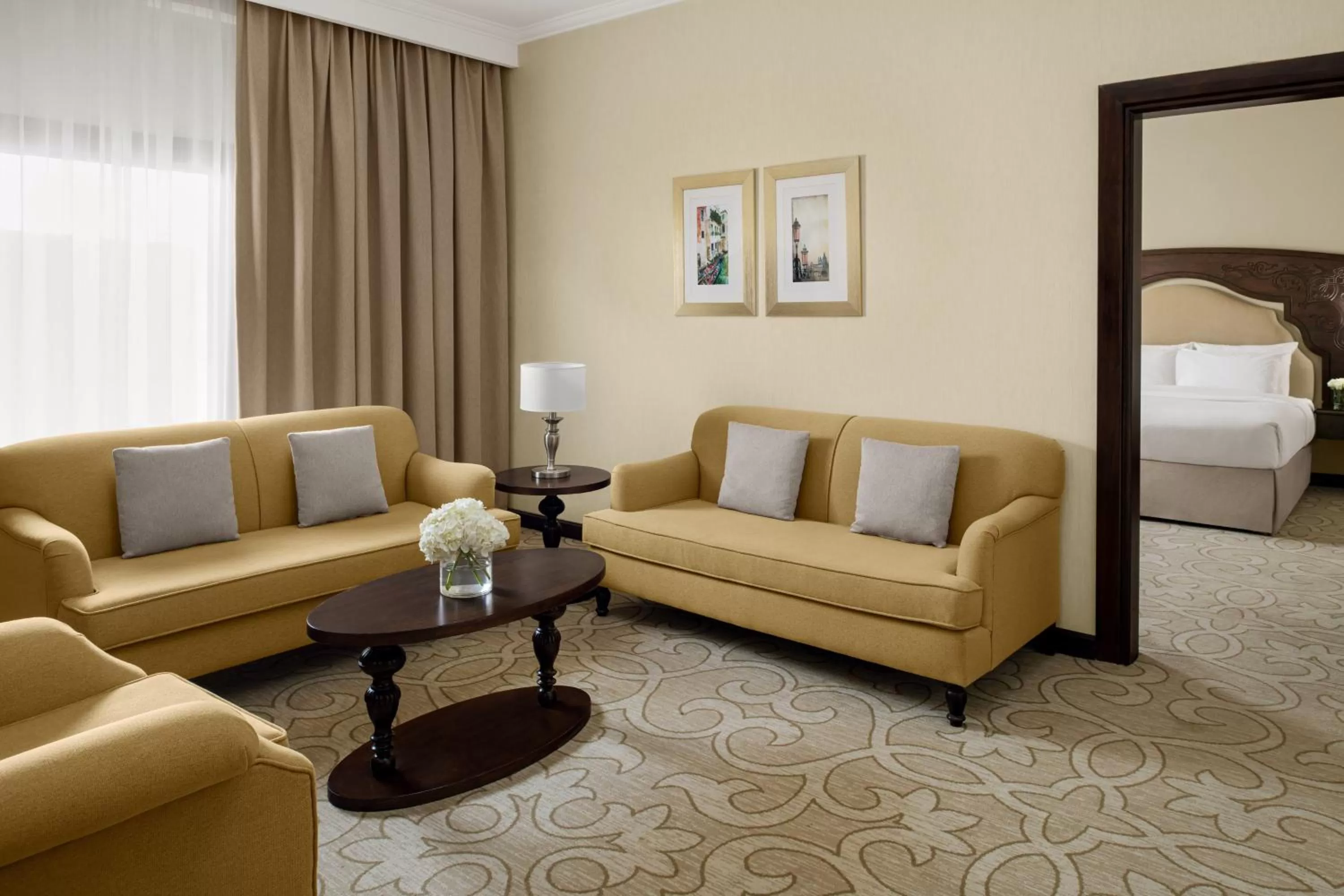 Photo of the whole room, Bed in Crowne Plaza Riyadh Al Waha by IHG