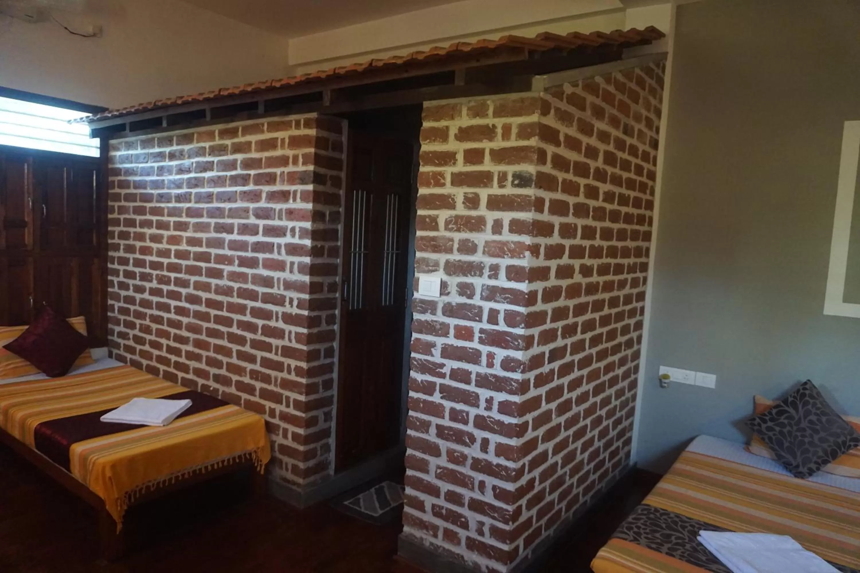 Bed in Green's Guest House