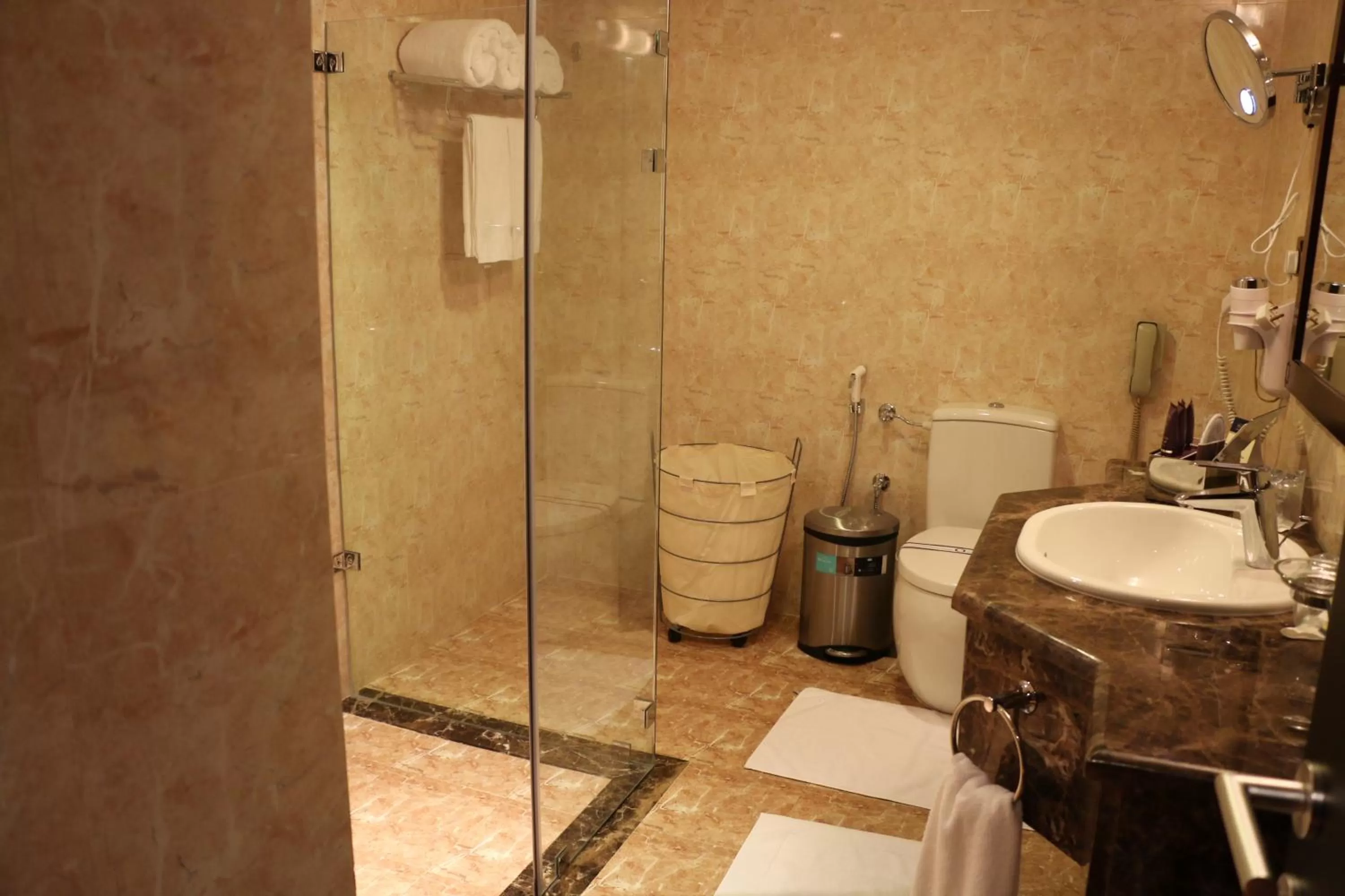 Shower in Dallah Taibah Hotel