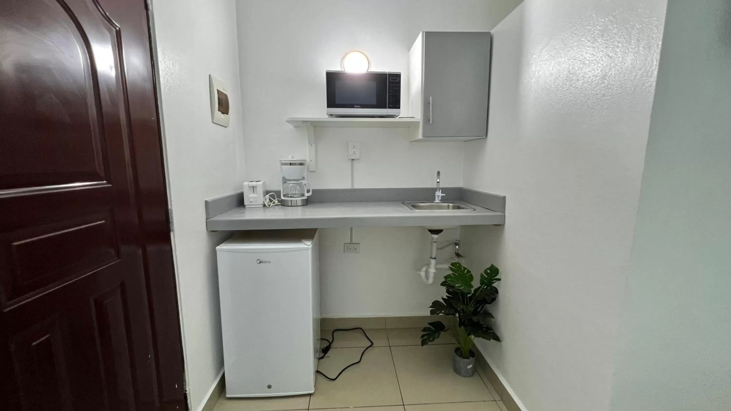 Kitchen or kitchenette in Chill Boutique Hotel