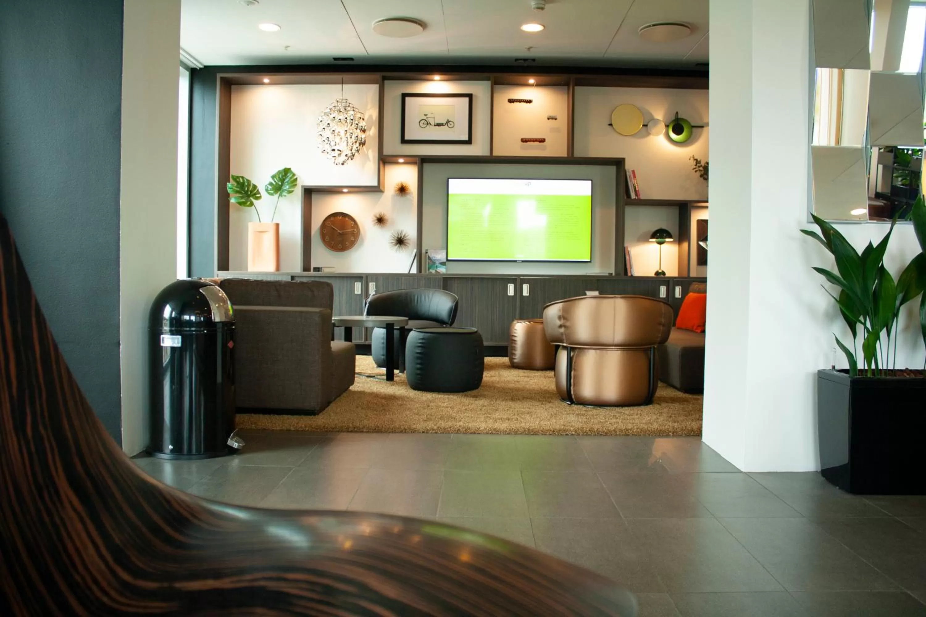 Communal lounge/ TV room in Wakeup Copenhagen - Carsten Niebuhrs Gade