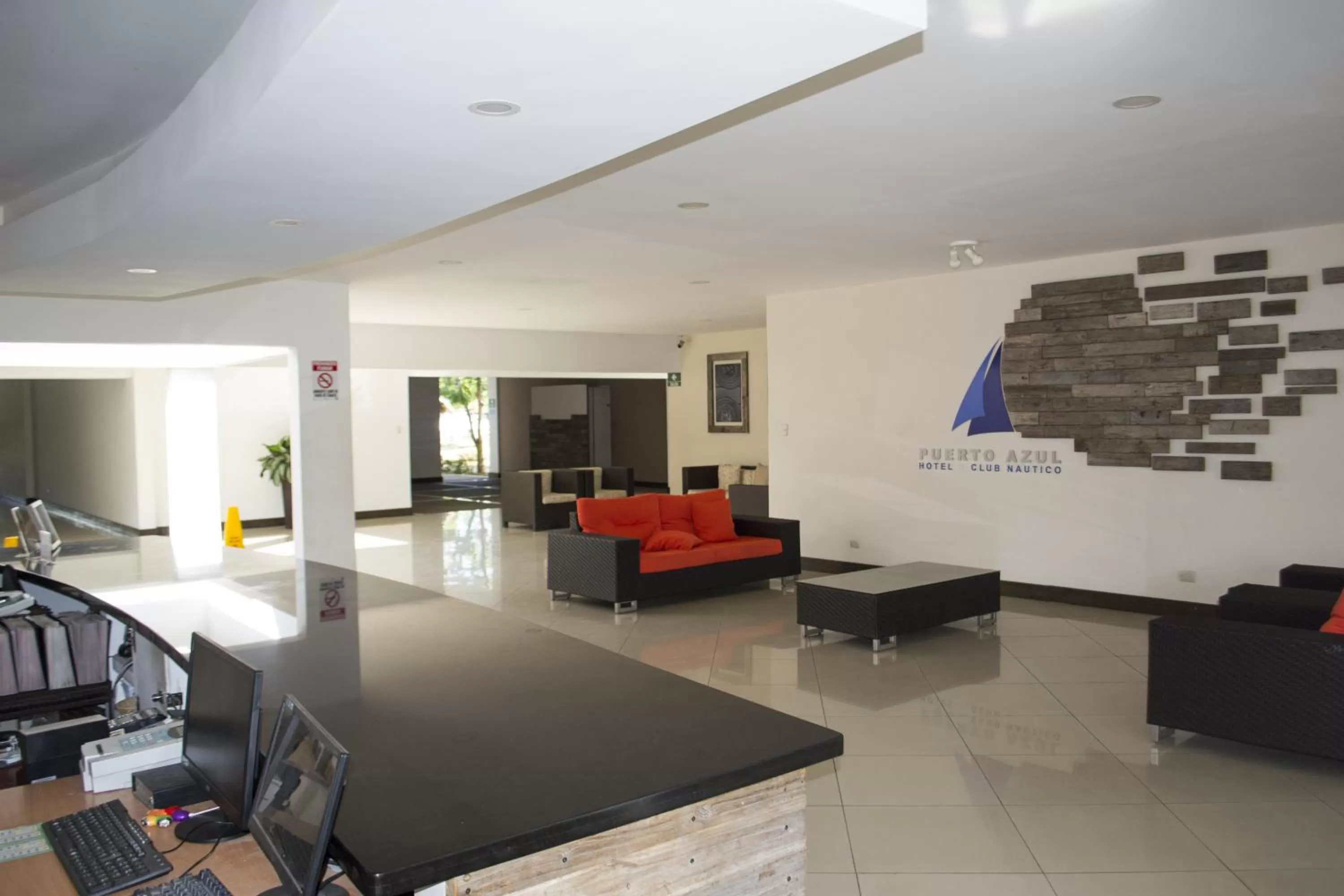 Lobby or reception in Puerto Azul Hotel