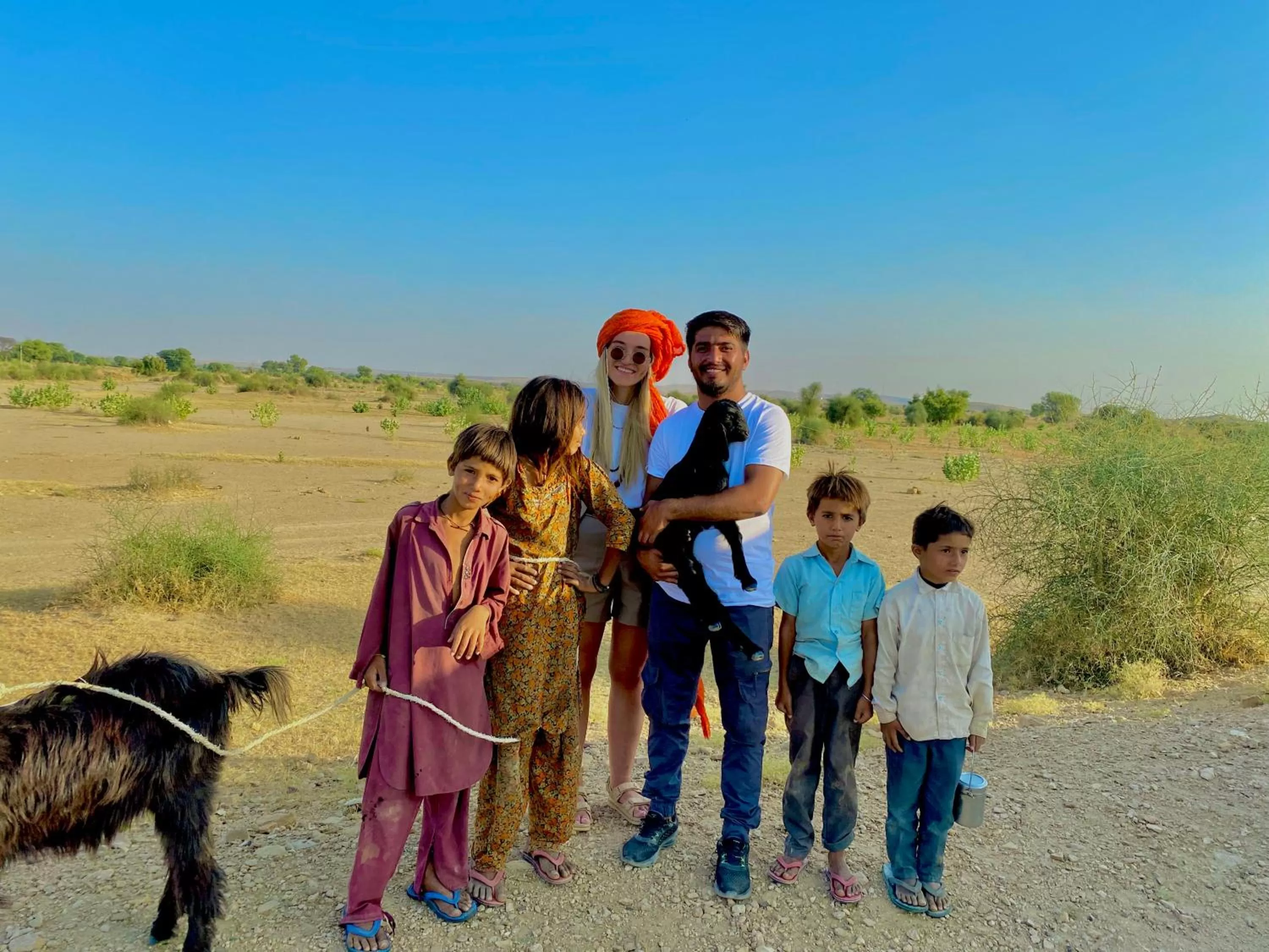 Family in Hotel Murad Haveli