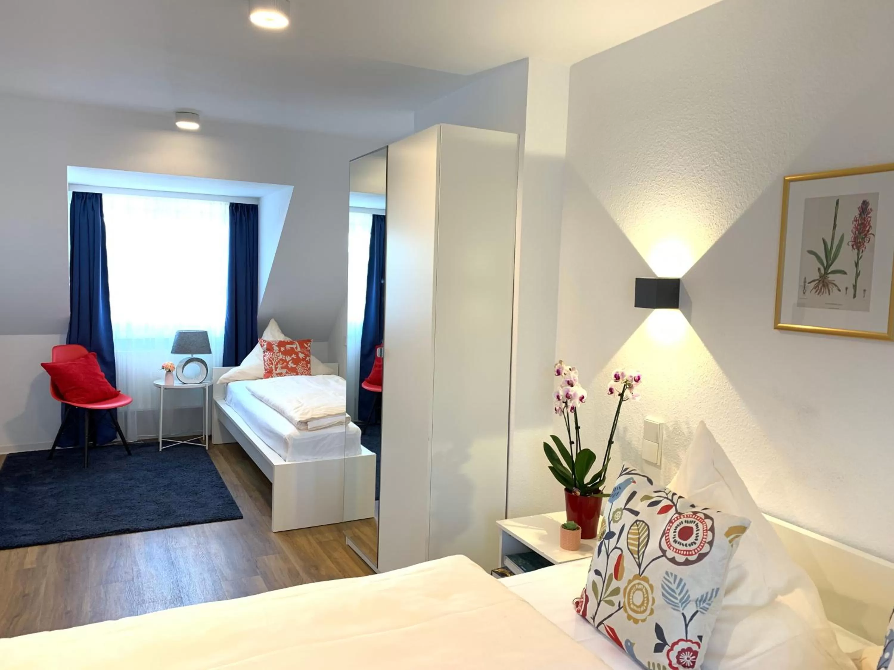 Bed in Hotel B54 Heidelberg City