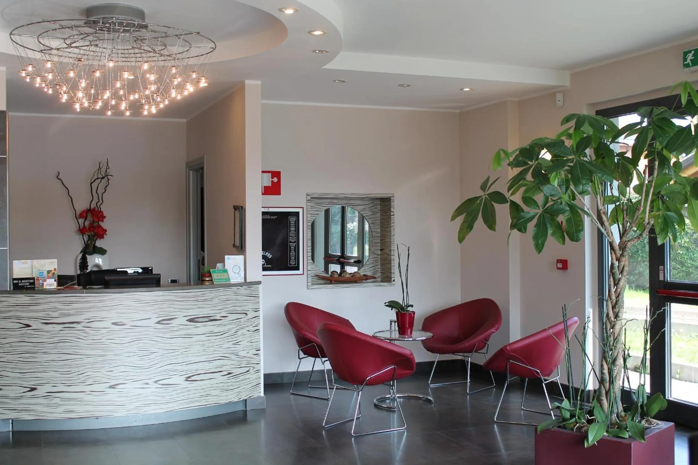 Lobby or reception in Hotel Residence Aurora