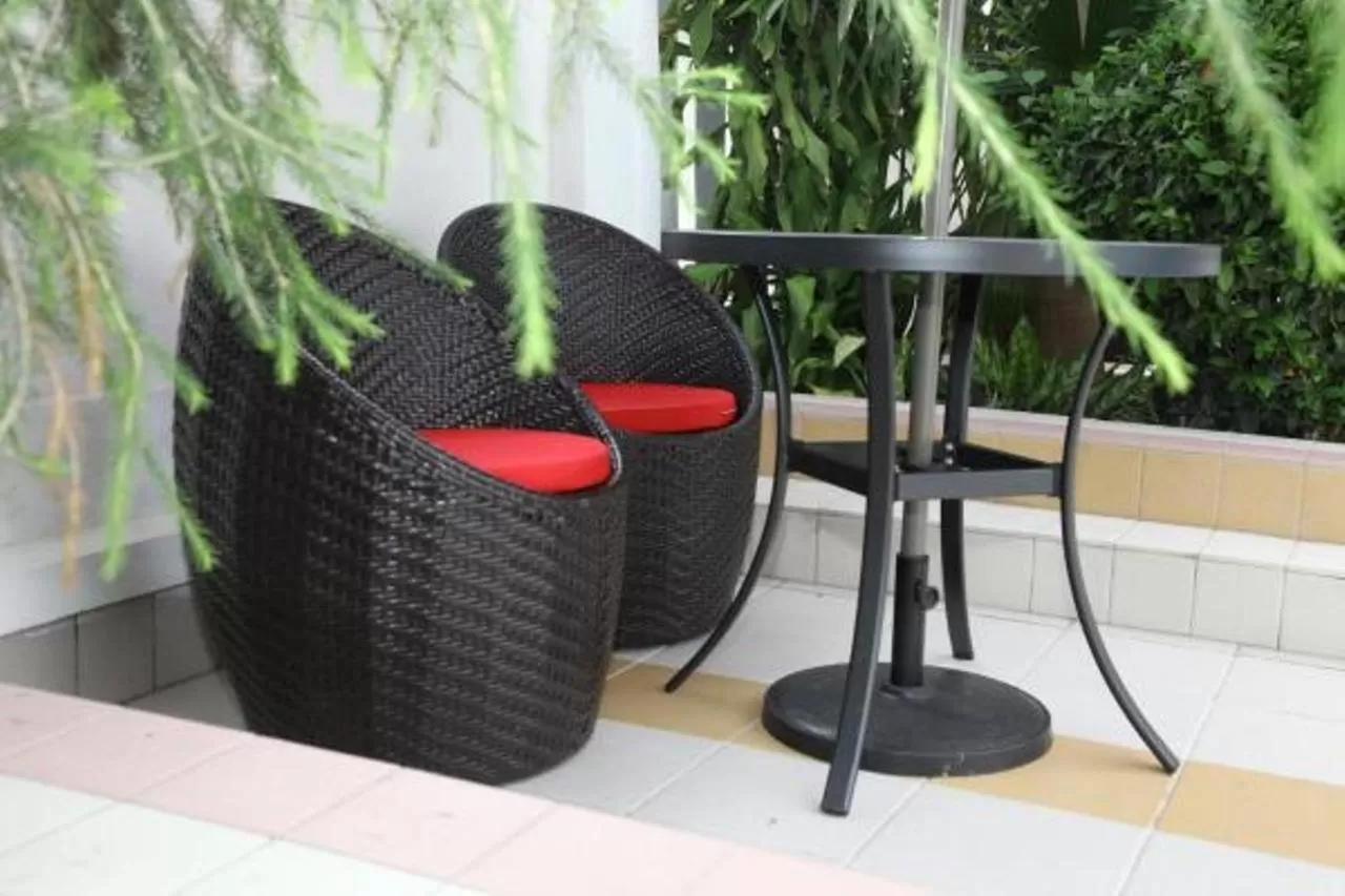 Seating area in Hotel Kangaroo Bujumbura