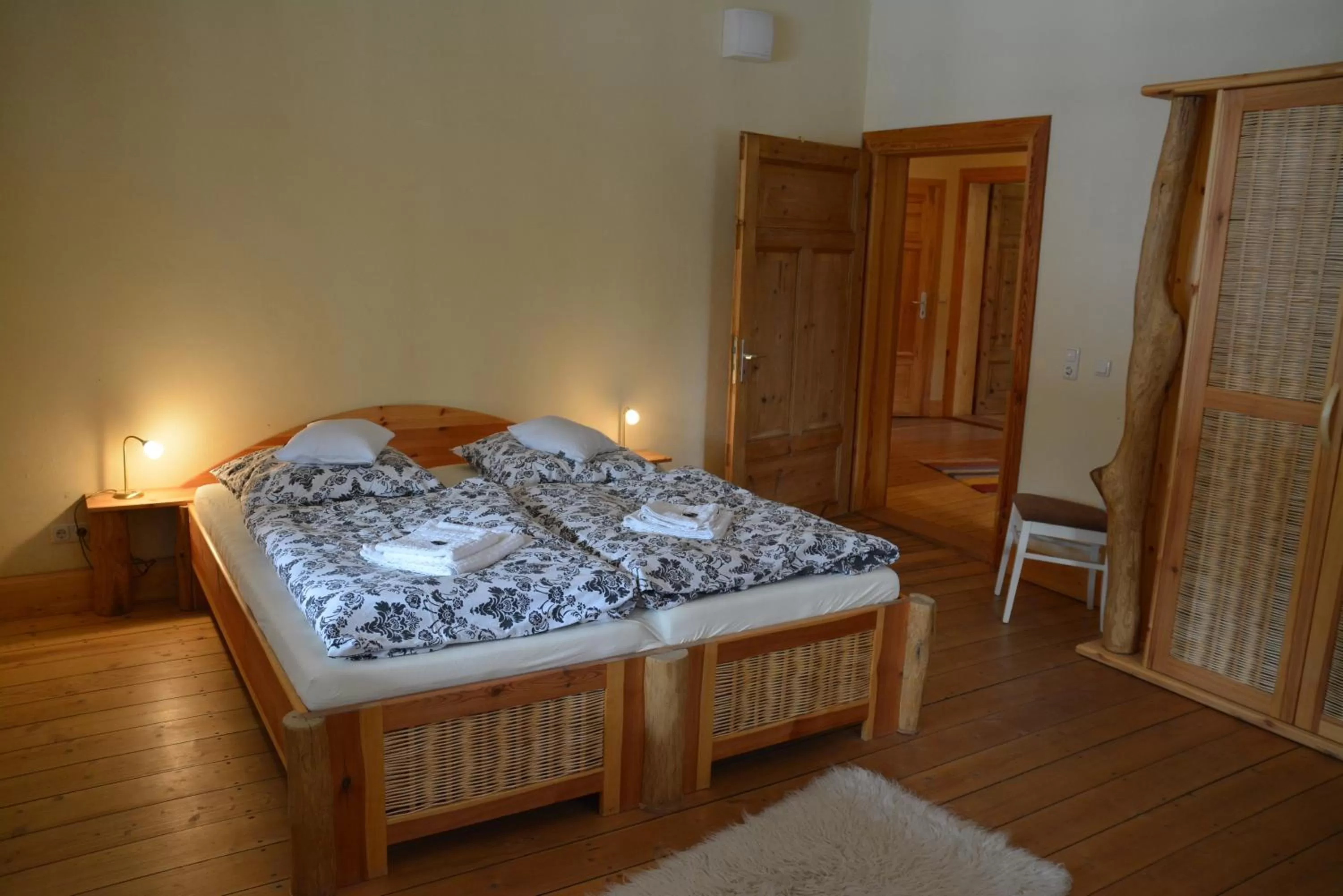 Bedroom, Bed in Landgasthof Alter Bahnhof