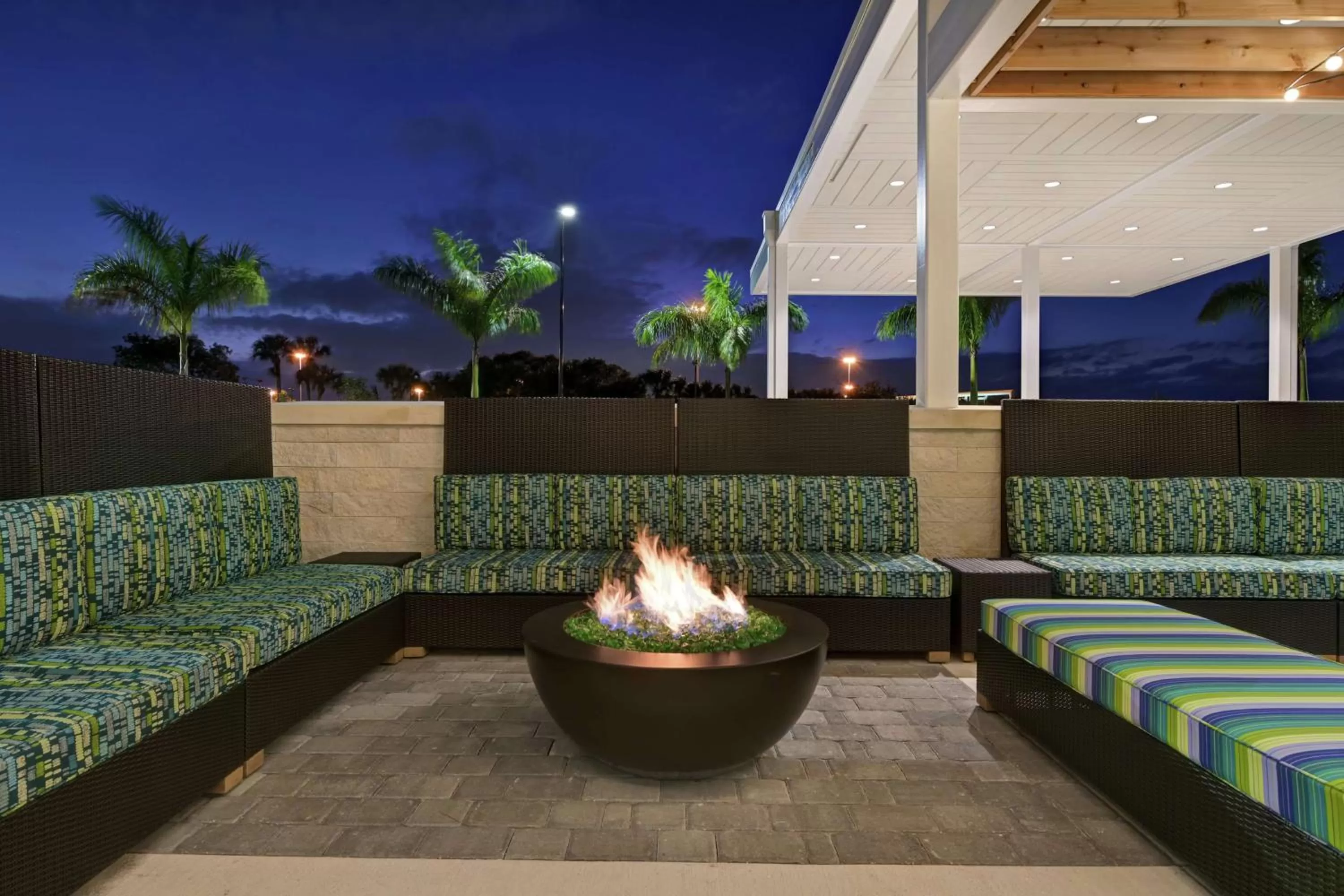 Patio in Home2 Suites By Hilton West Palm Beach Airport