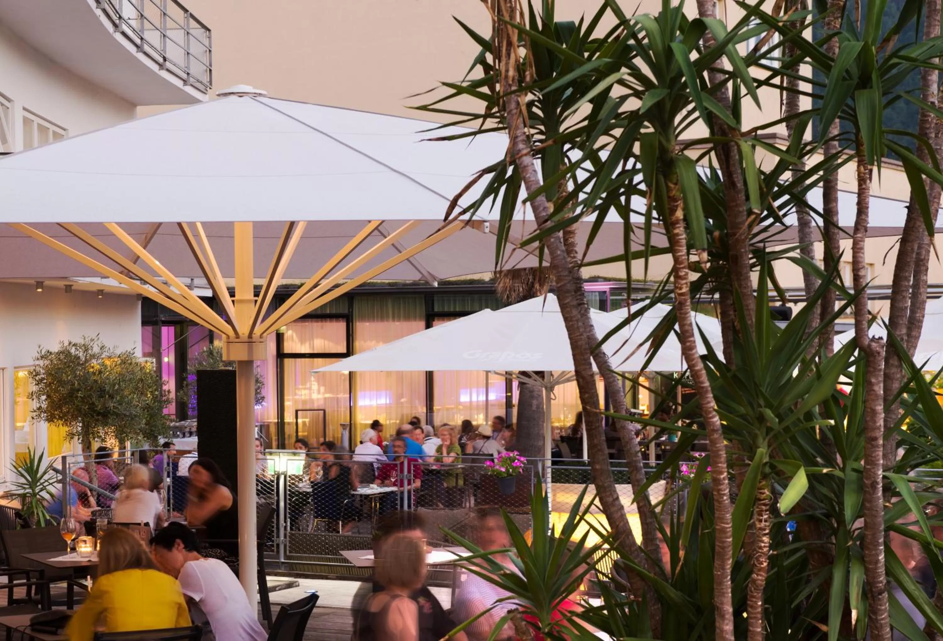 Patio in Parkhotel Hall in Tirol